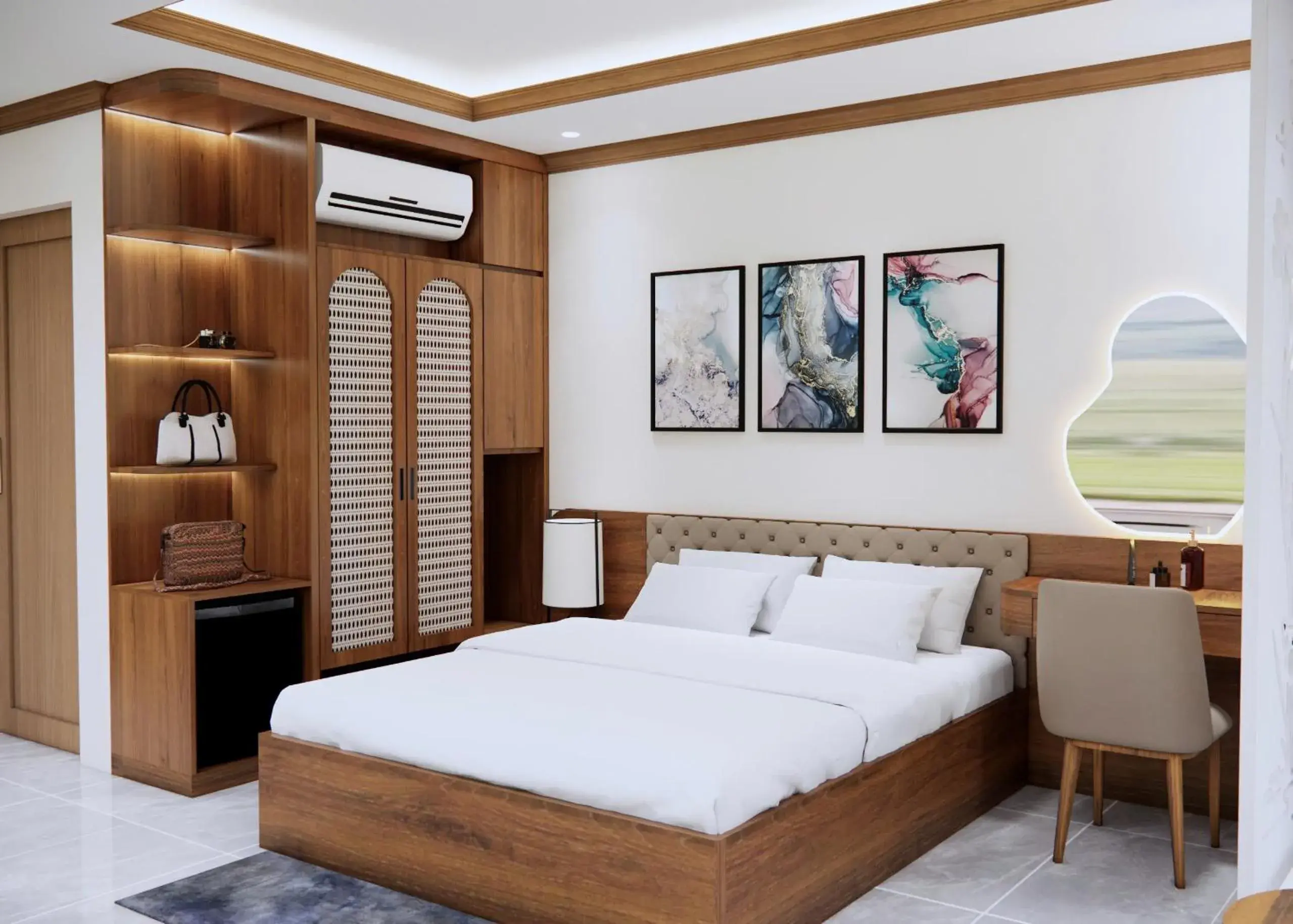 Bed in En Hotel Sapa Bed in En Hotel Sapa