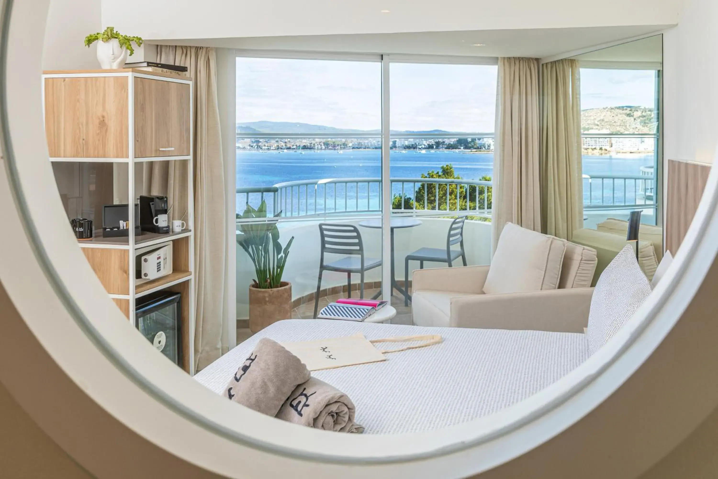 Bedroom in INNSiDE by Meliá Ibiza Beach Bedroom in INNSiDE by Meliá Ibiza Beach