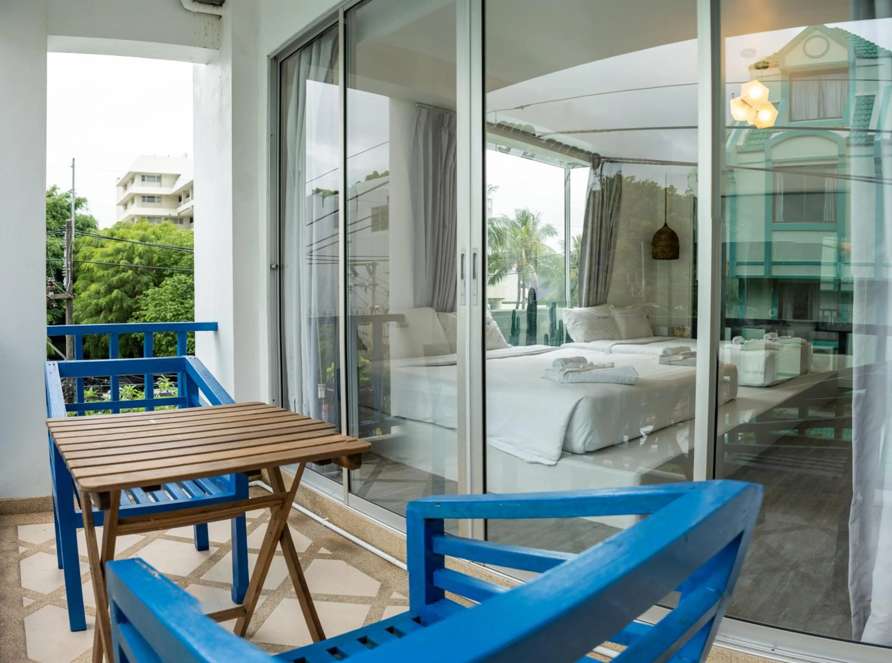 Balcony/Terrace in Meow Cat Cafe & Hotel