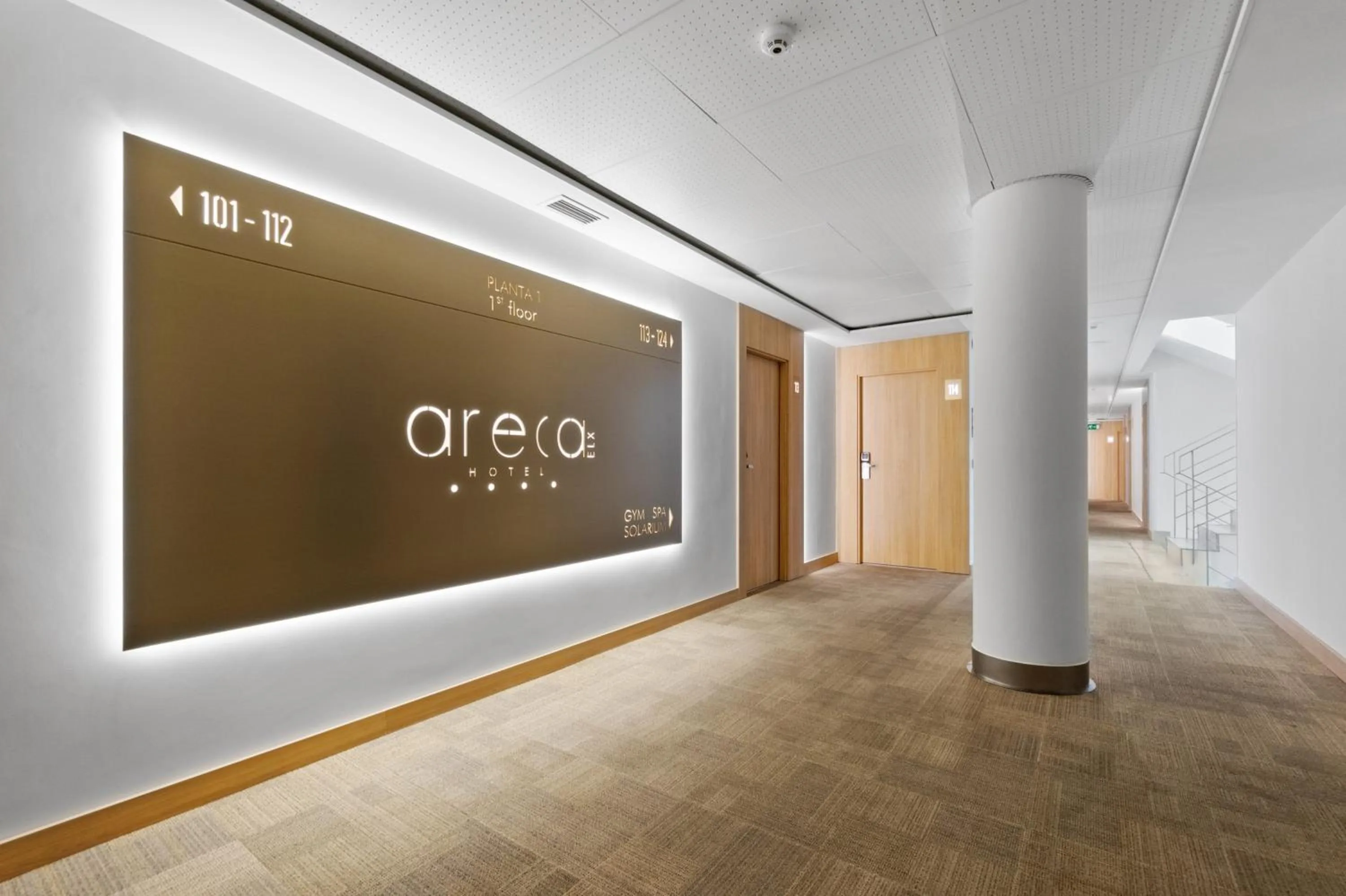 Logo/Certificate/Sign in Hotel Areca