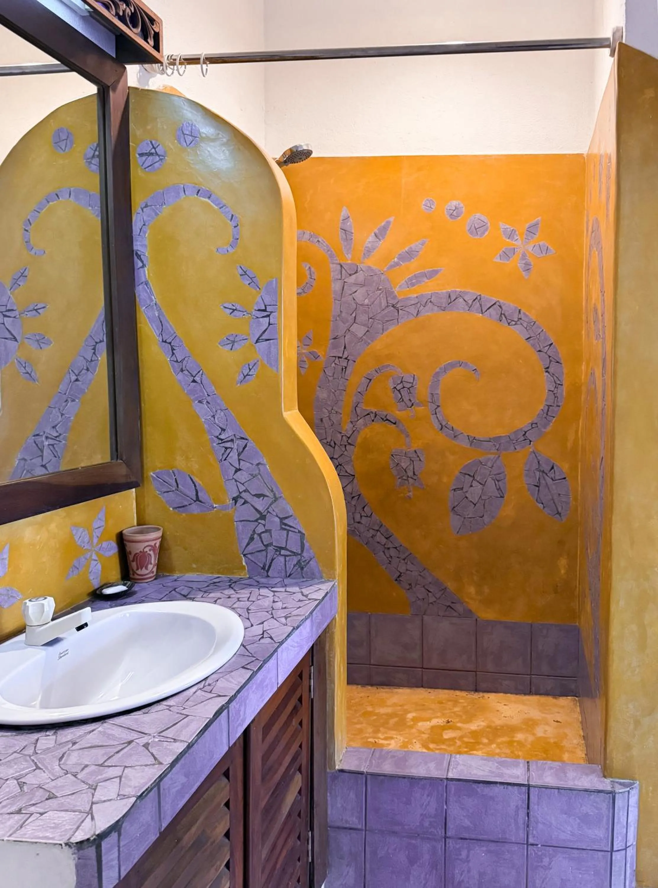 Shower in Palm villa Mirissa hotel&spa
