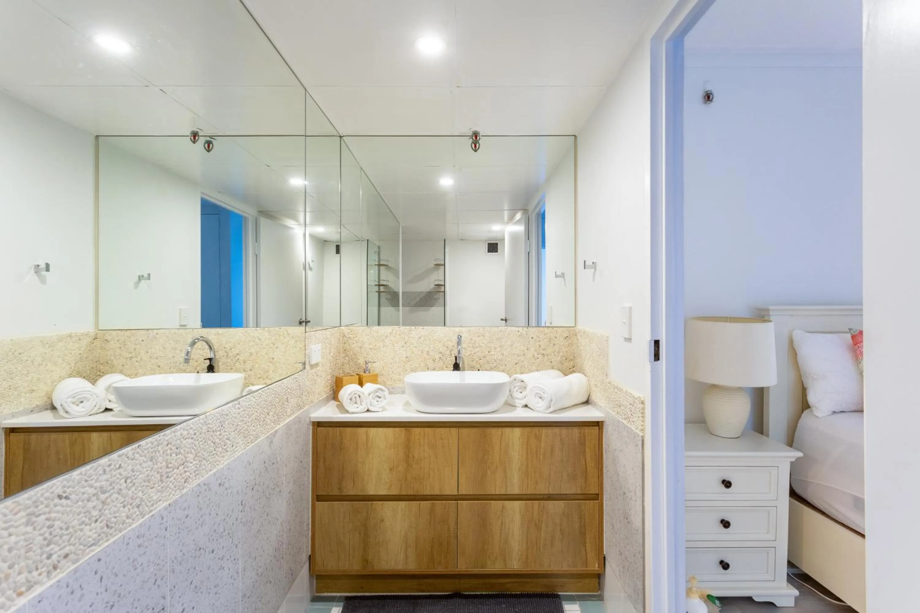 Bathroom in Oceanfront Family Apartment Pool & BBQ