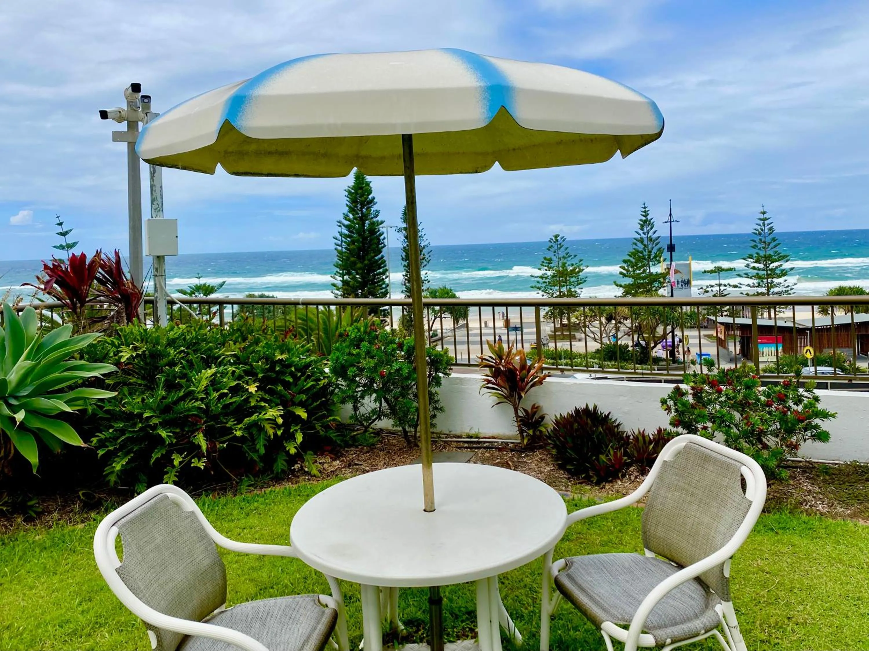 Sea view in Oceanfront Family Apartment Pool & BBQ