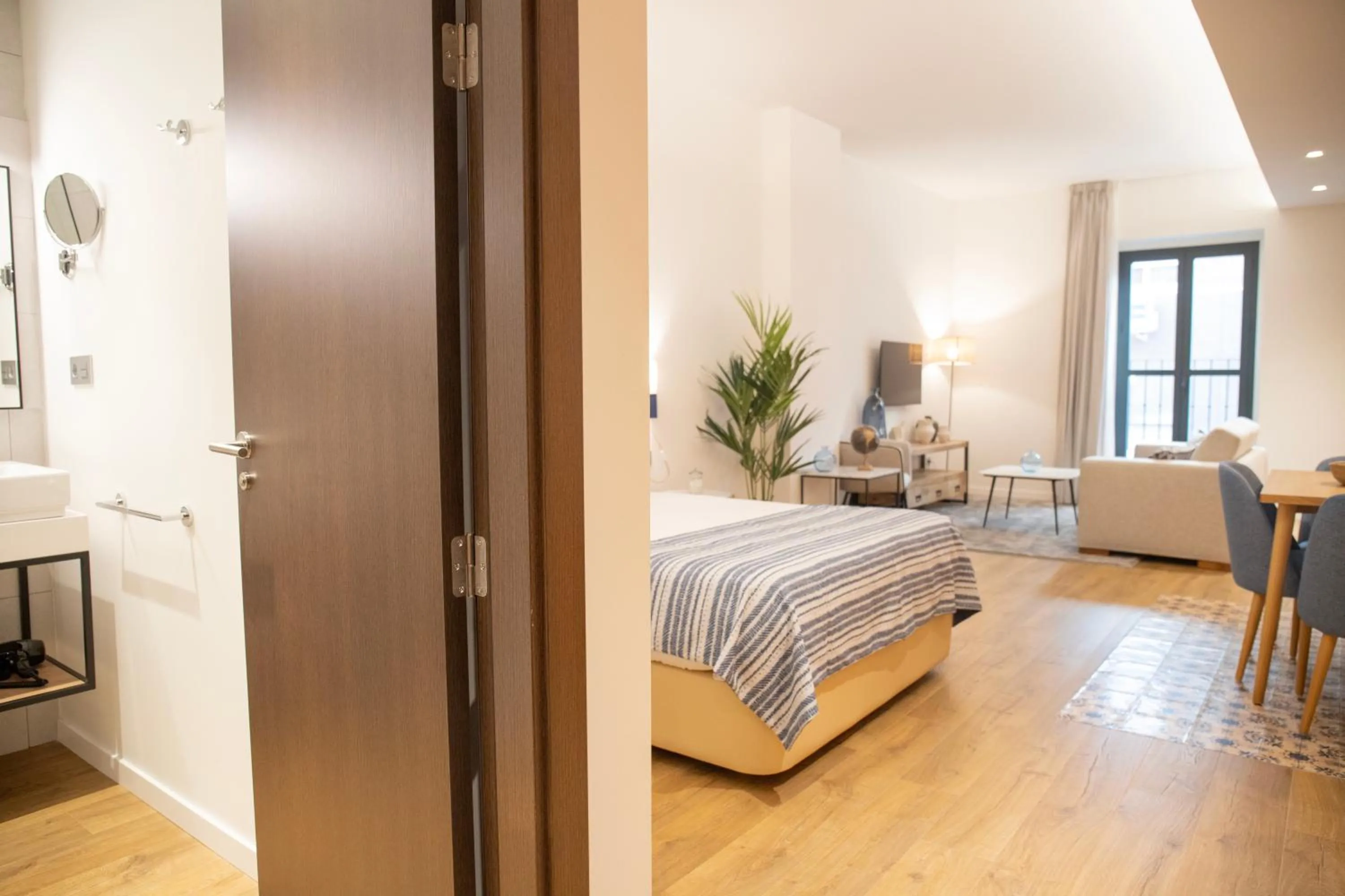Bed in nQn Aparts & Suites Sevilla