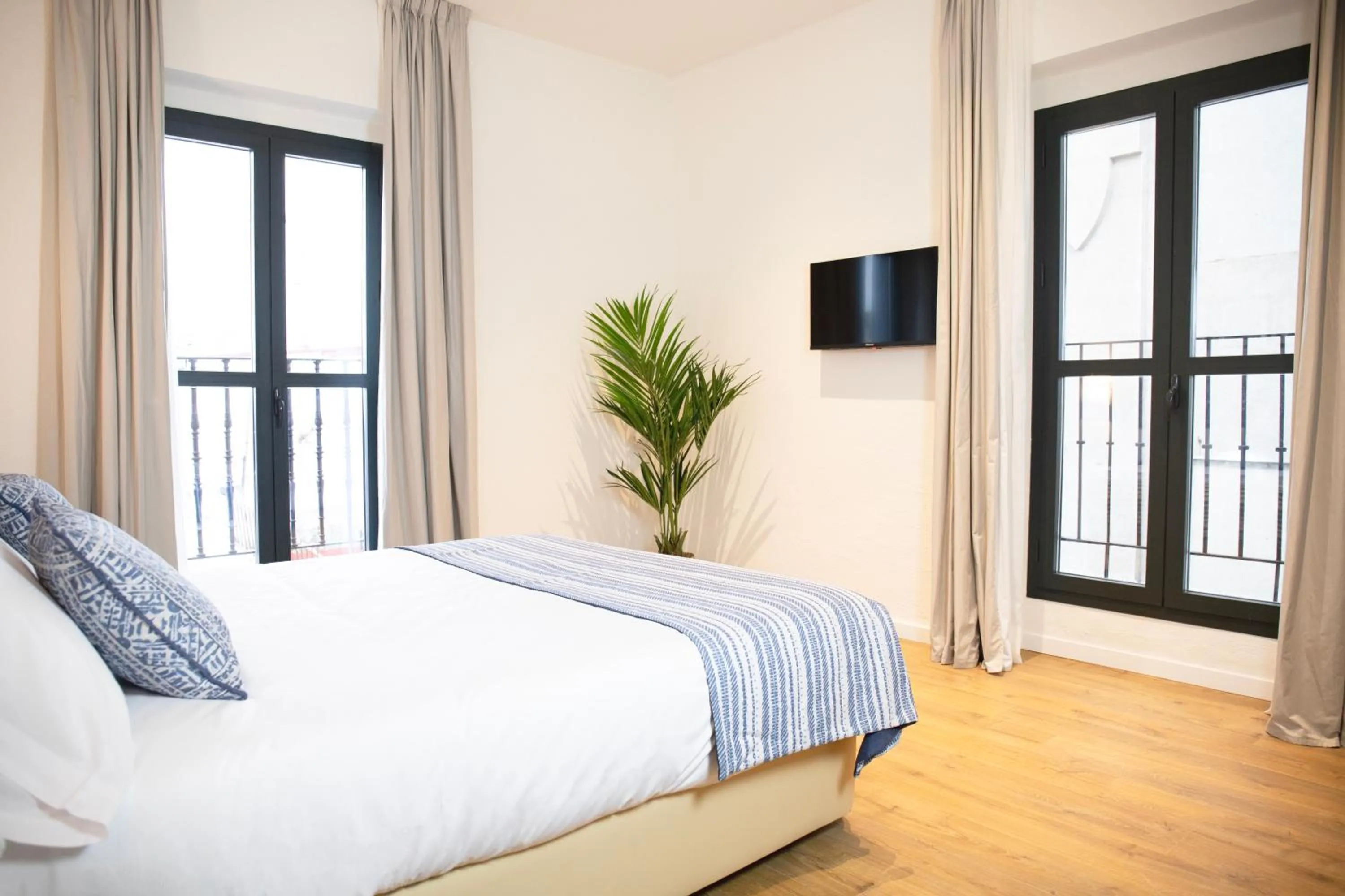 Bed in nQn Aparts & Suites Sevilla