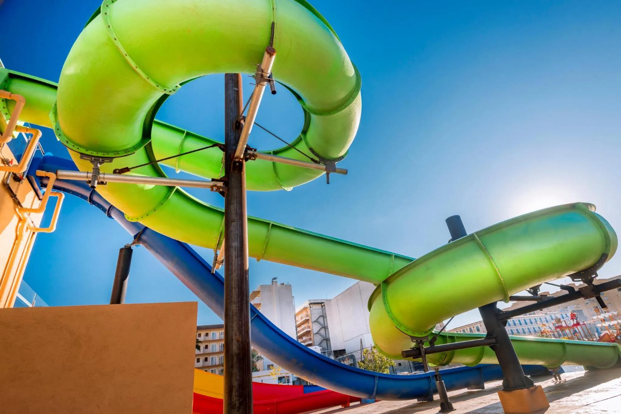 Aqua park in Hotel Sorra Daurada Splash
