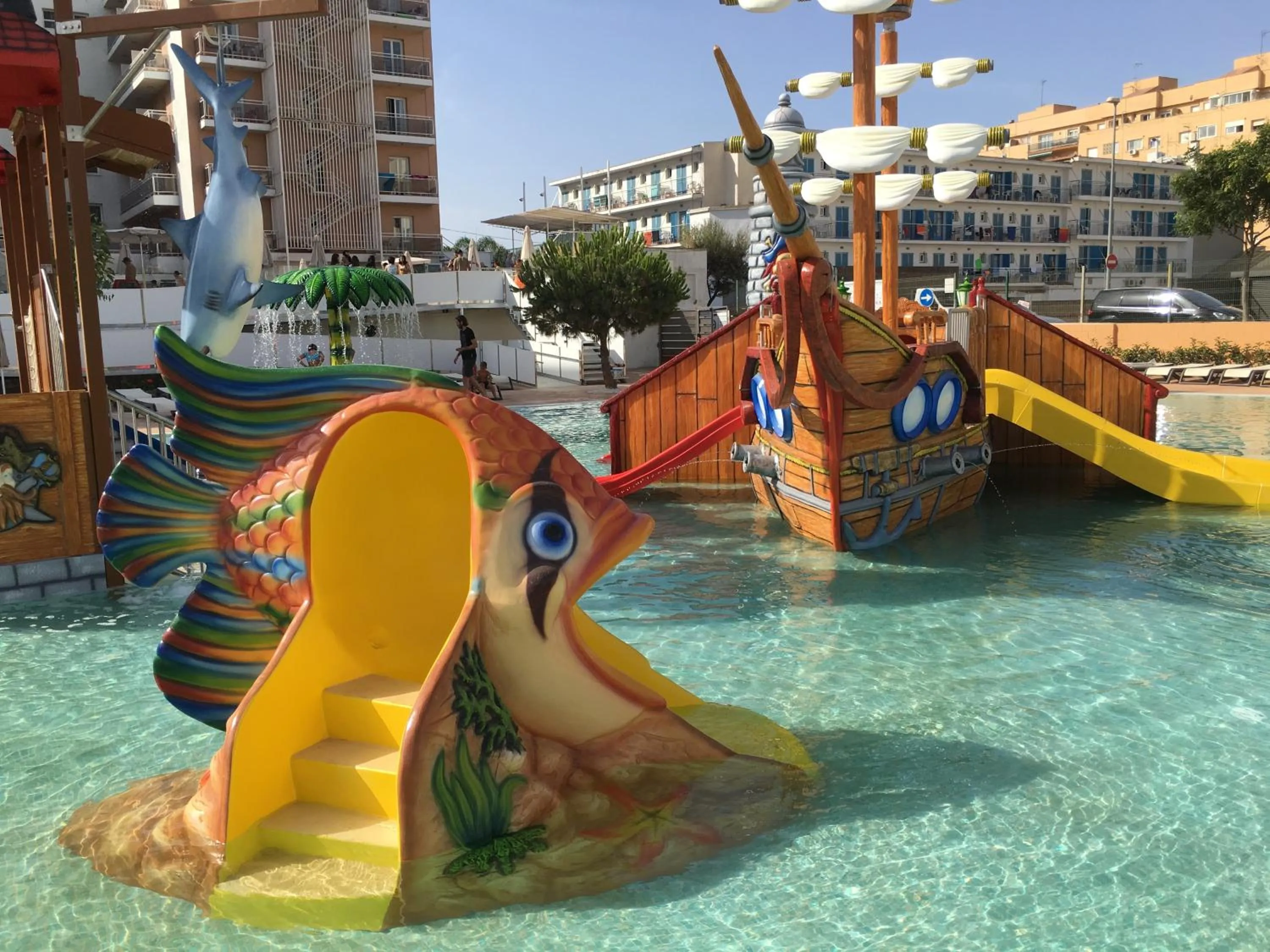 Aqua park in Hotel Sorra Daurada Splash