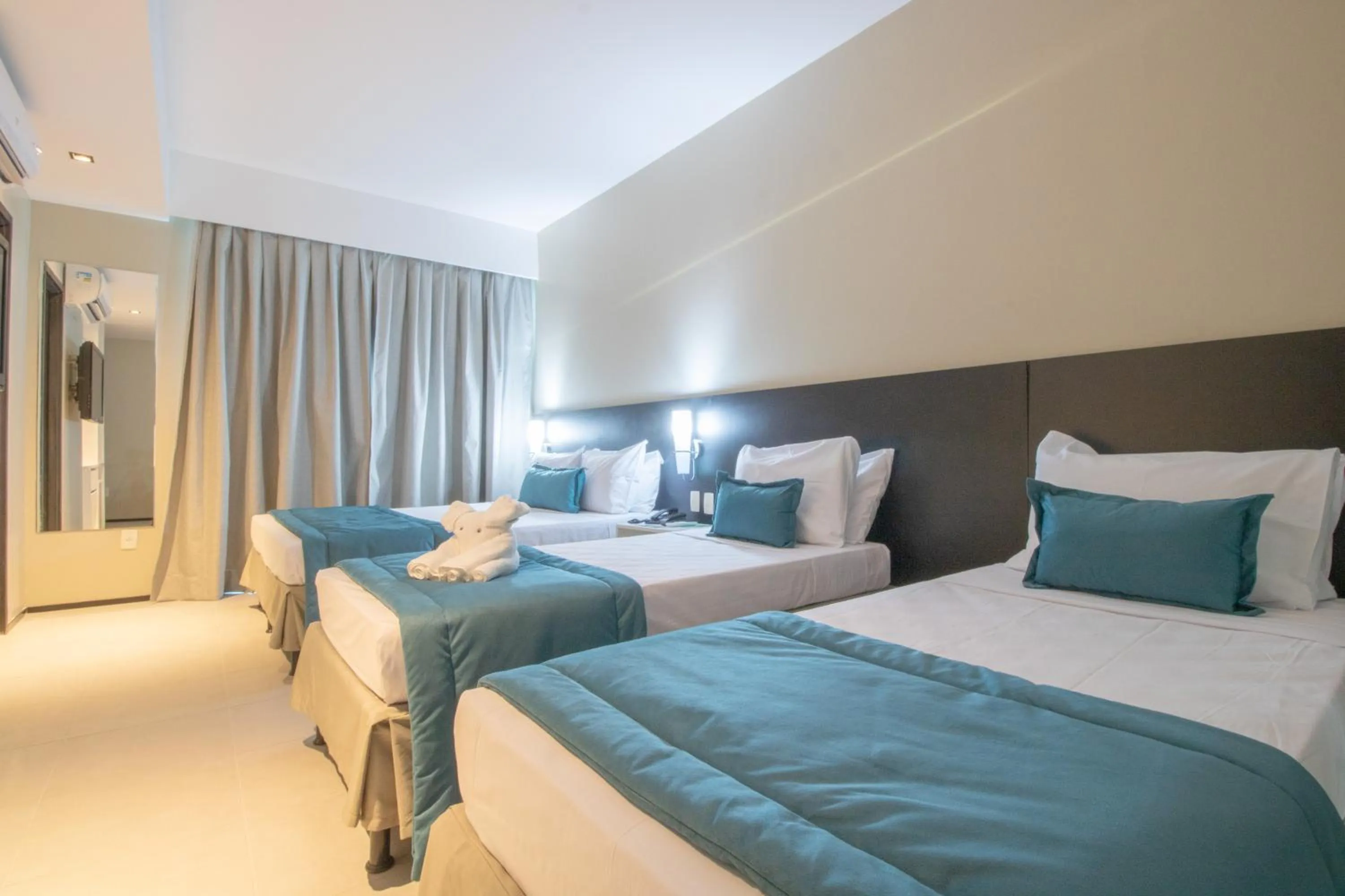 Bedroom, Bed in Acqua Prime Maceió Ponta Verde