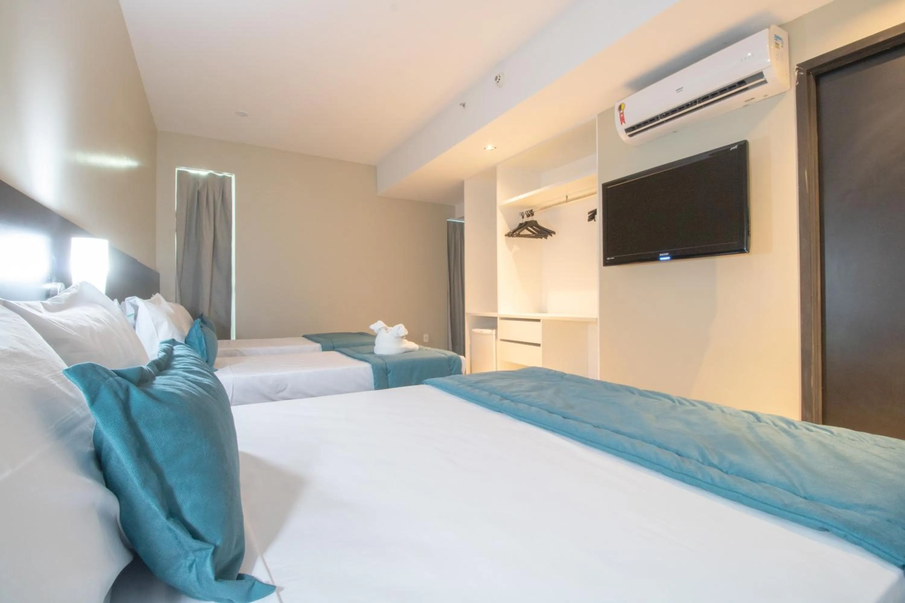 Bedroom, Bed in Acqua Prime Maceió Ponta Verde