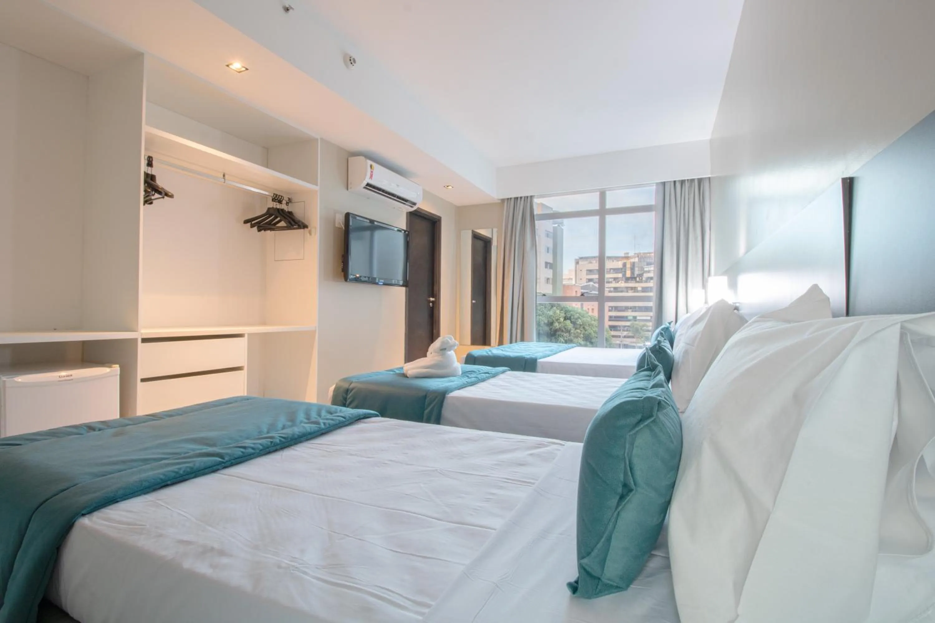 Bedroom, Bed in Acqua Prime Maceió Ponta Verde