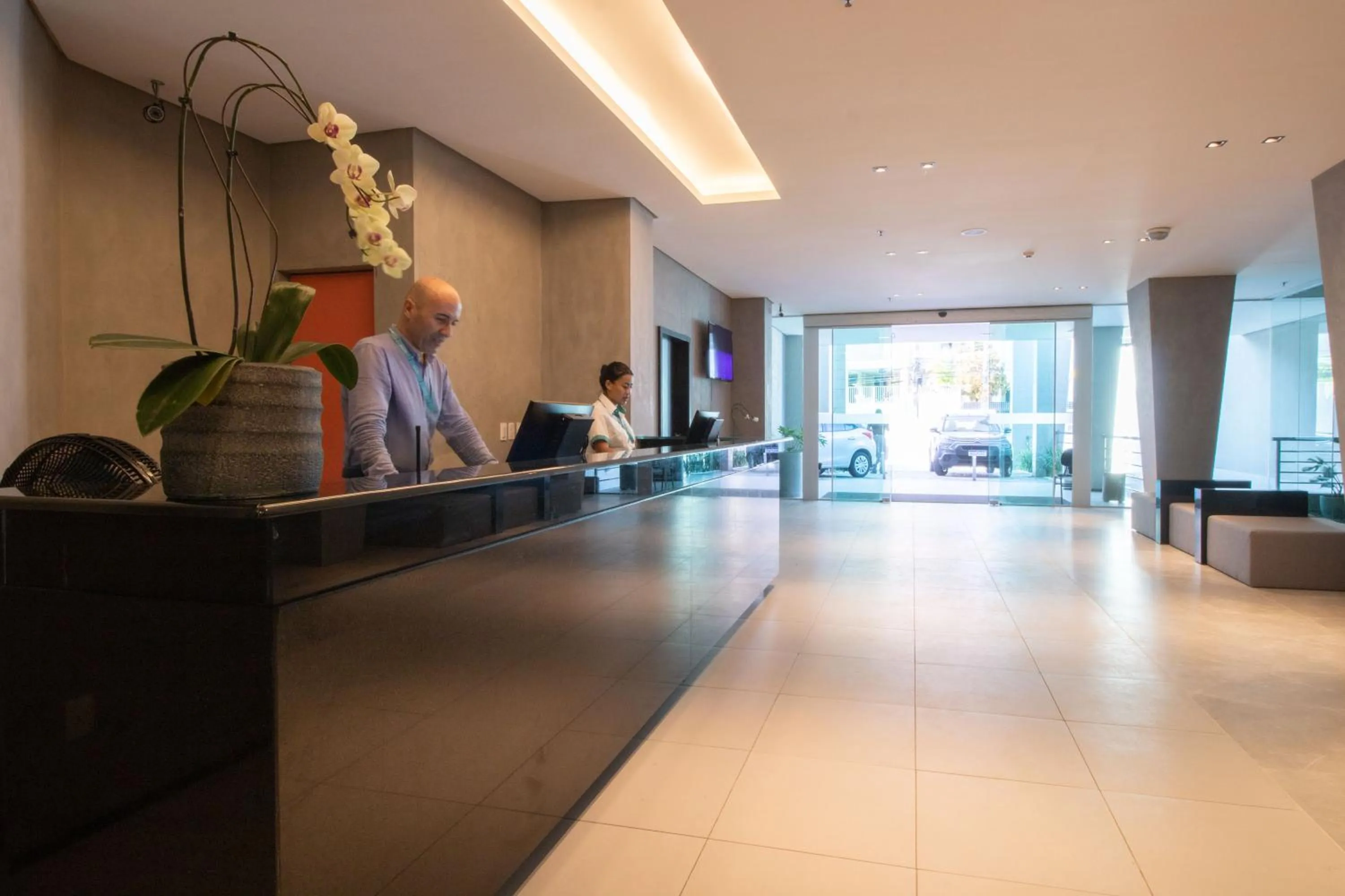 Lobby or reception in Acqua Prime Maceió Ponta Verde