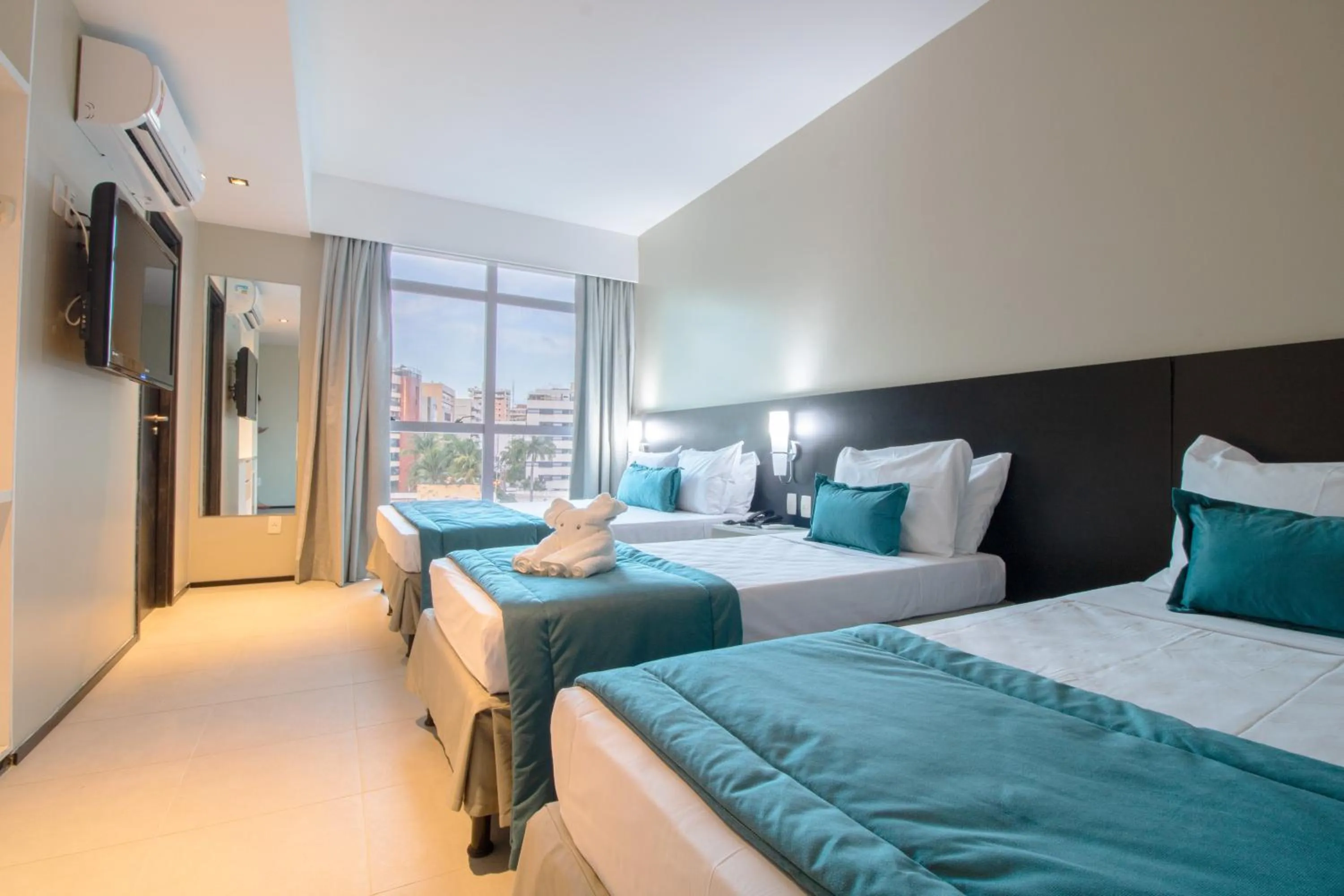 Bedroom, Bed in Acqua Prime Maceió Ponta Verde