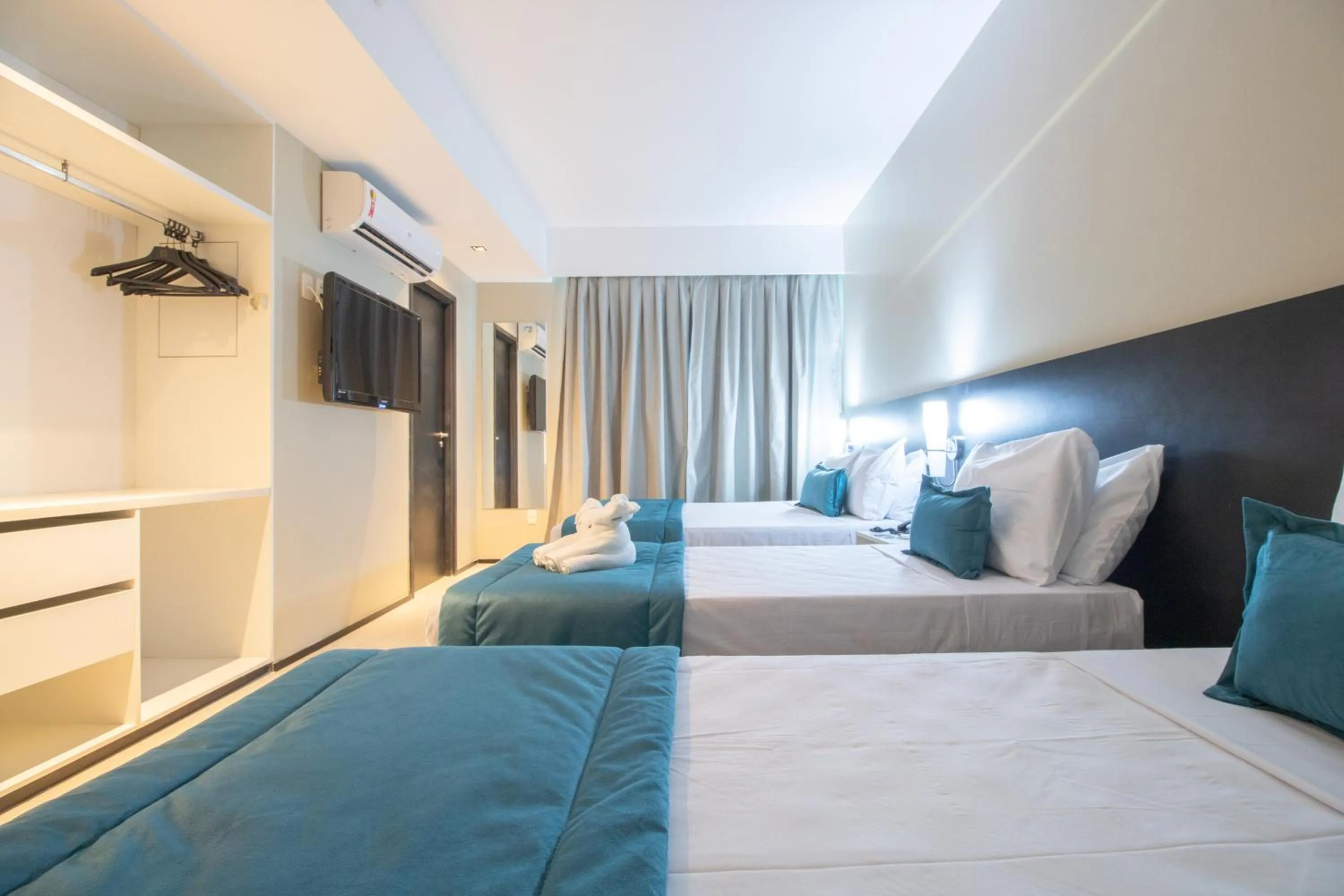 Bedroom, Bed in Acqua Prime Maceió Ponta Verde