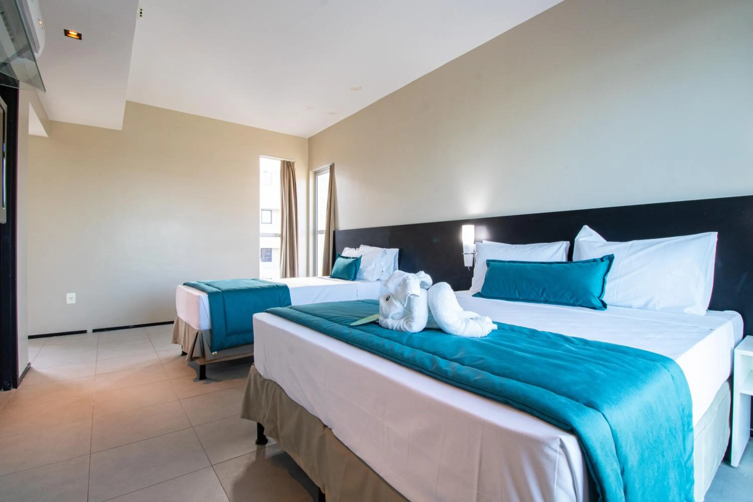 Bedroom, Bed in Acqua Prime Maceió Ponta Verde