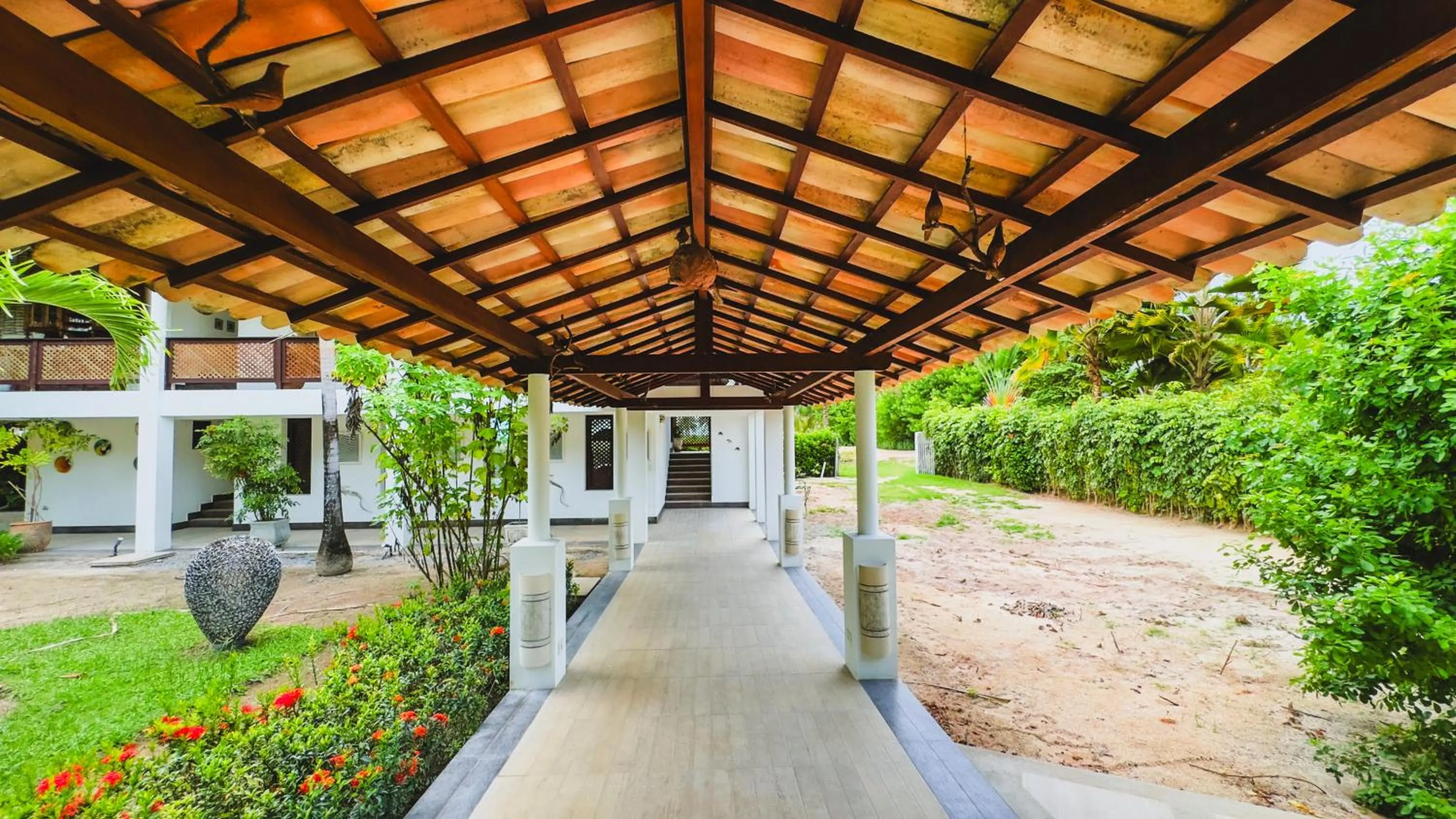 Garden view in CASA ACAYU