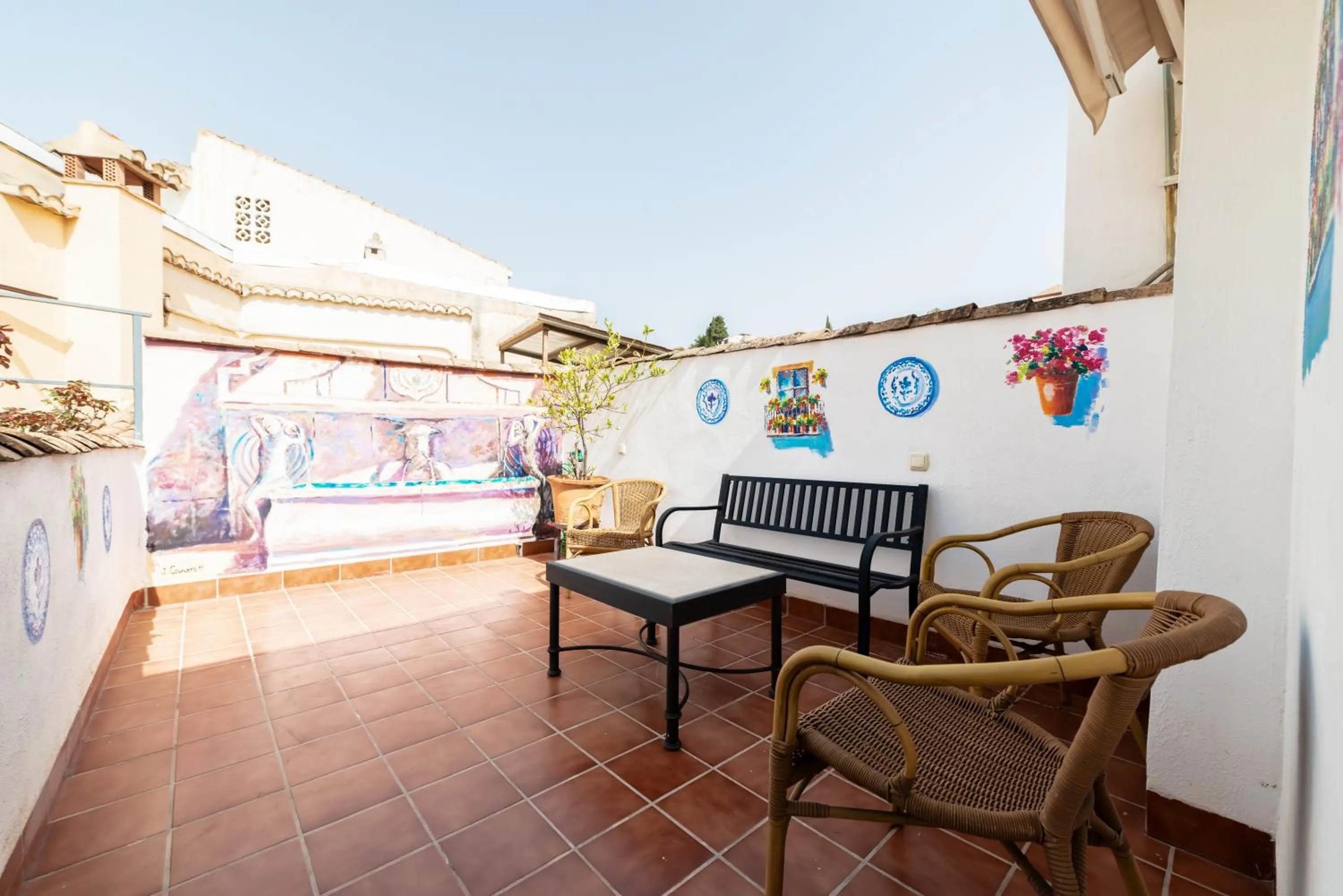 Balcony/Terrace in Hotel Posada del Toro