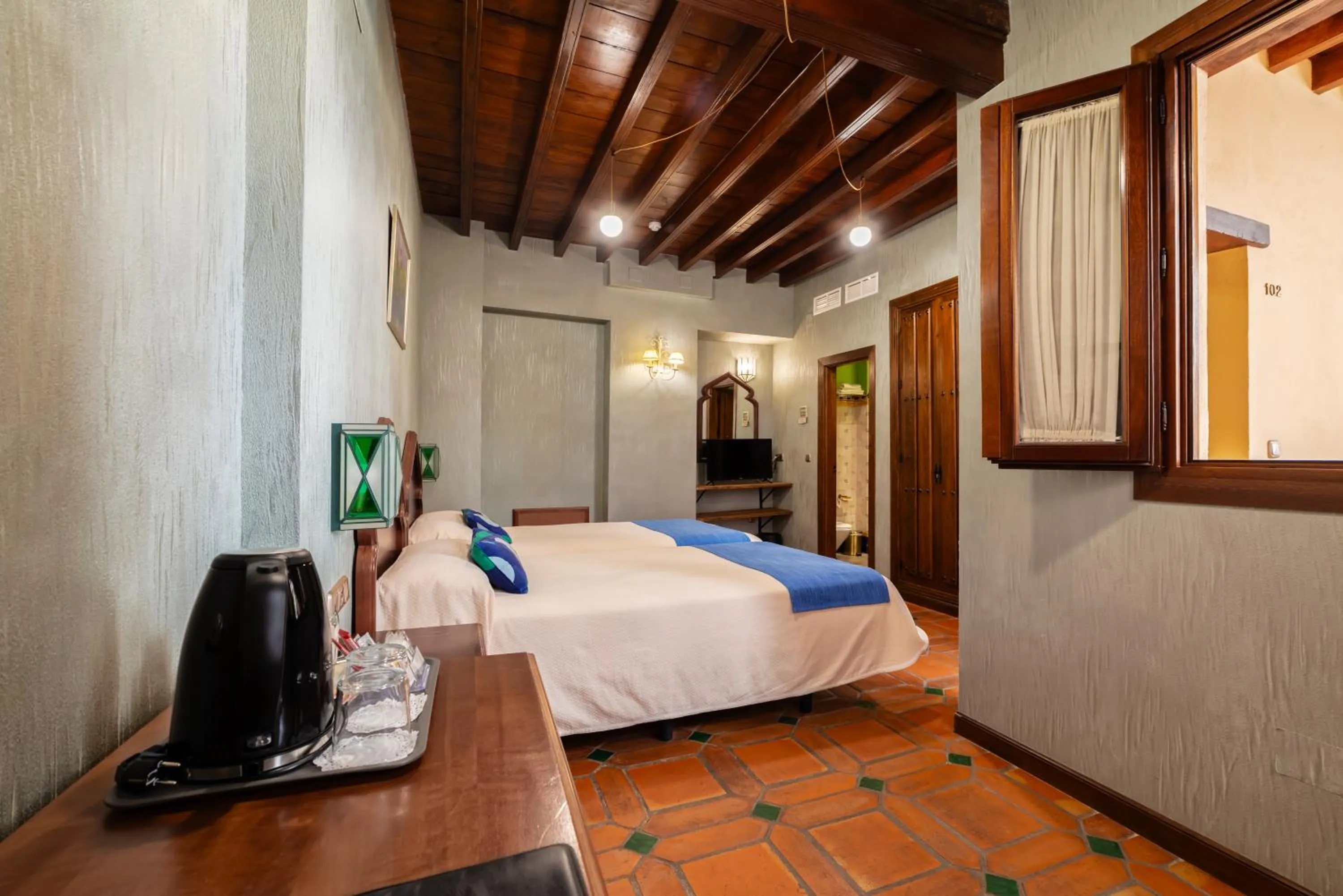 Bed in Hotel Posada del Toro