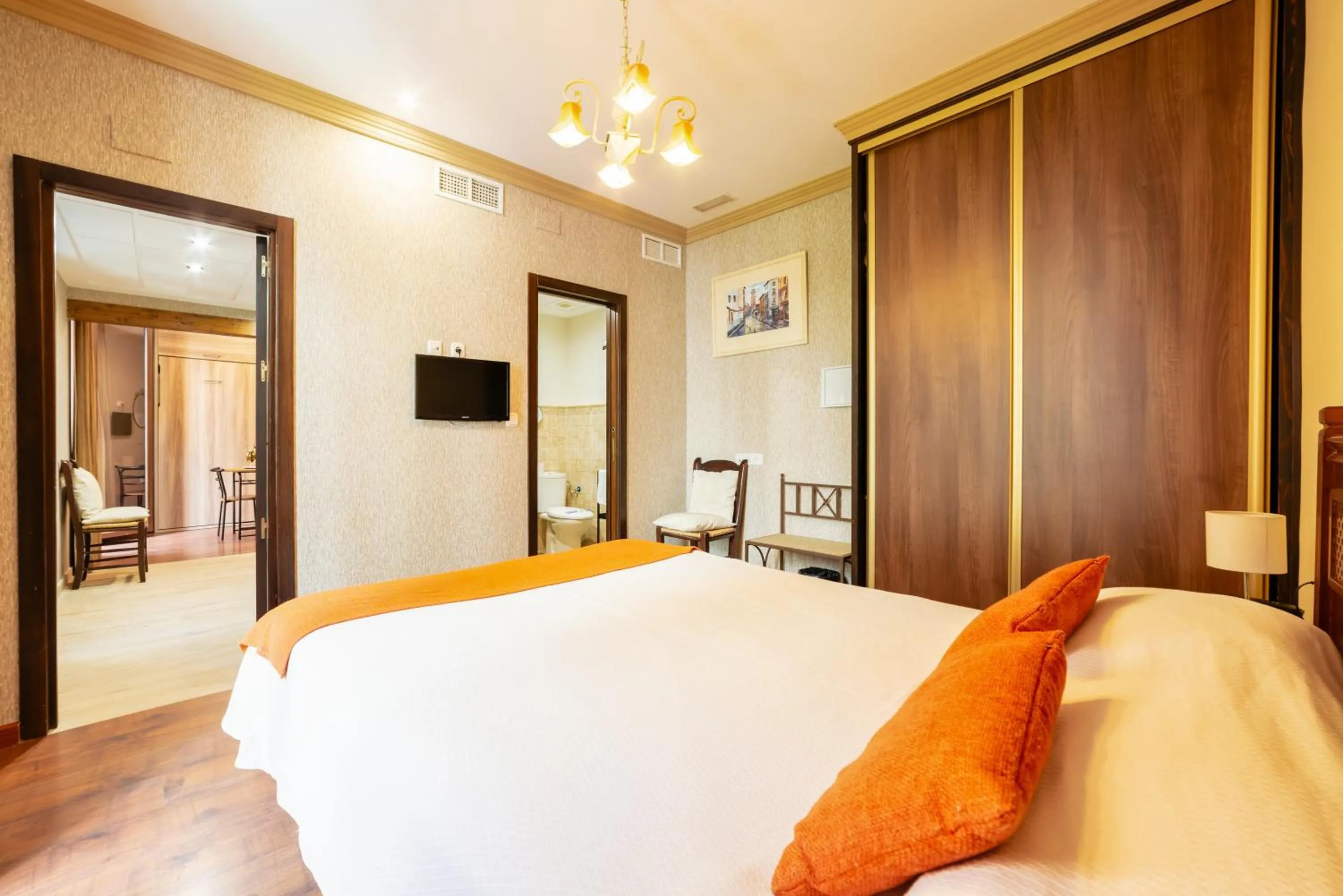 Bed in Hotel Posada del Toro