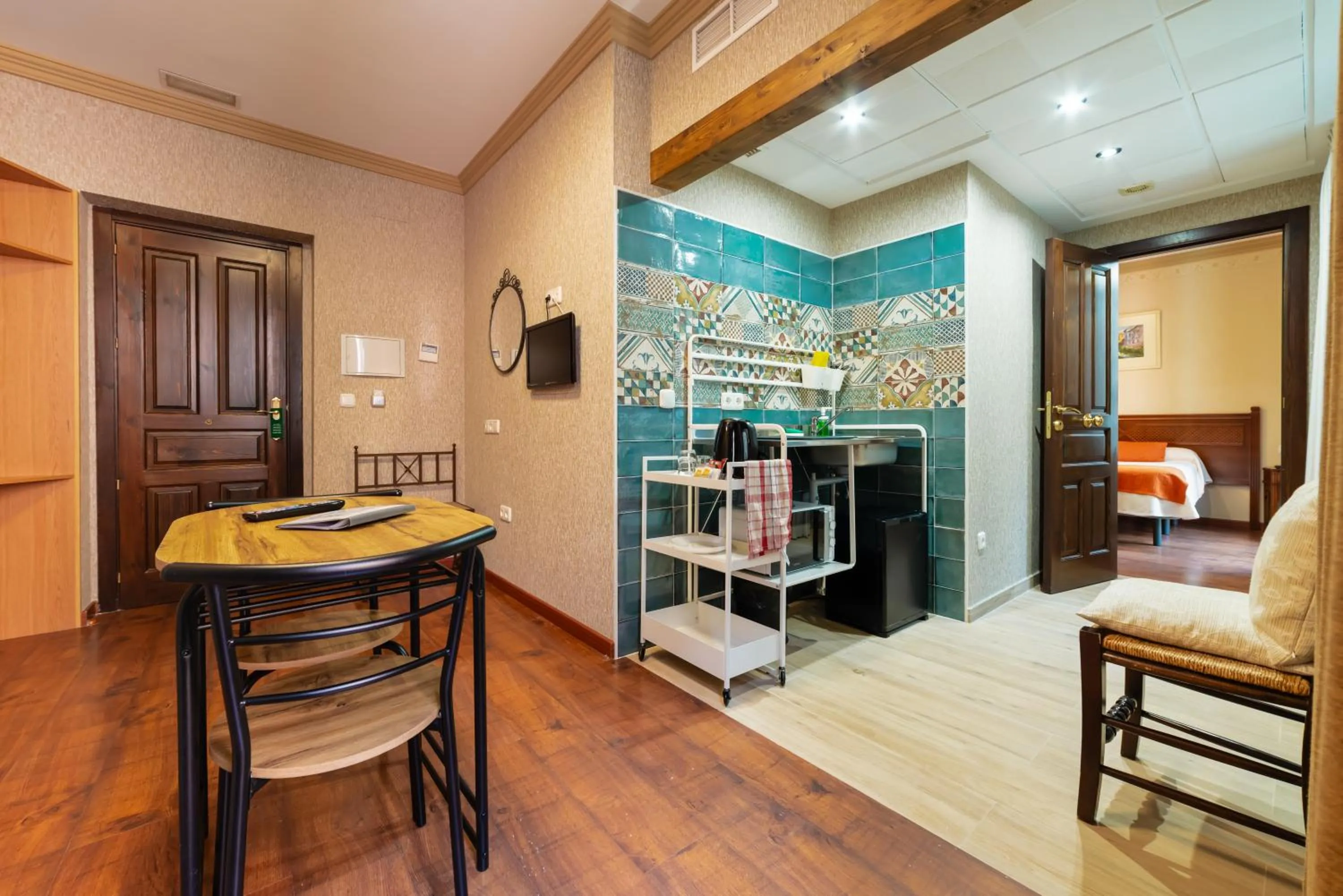 Bed in Hotel Posada del Toro