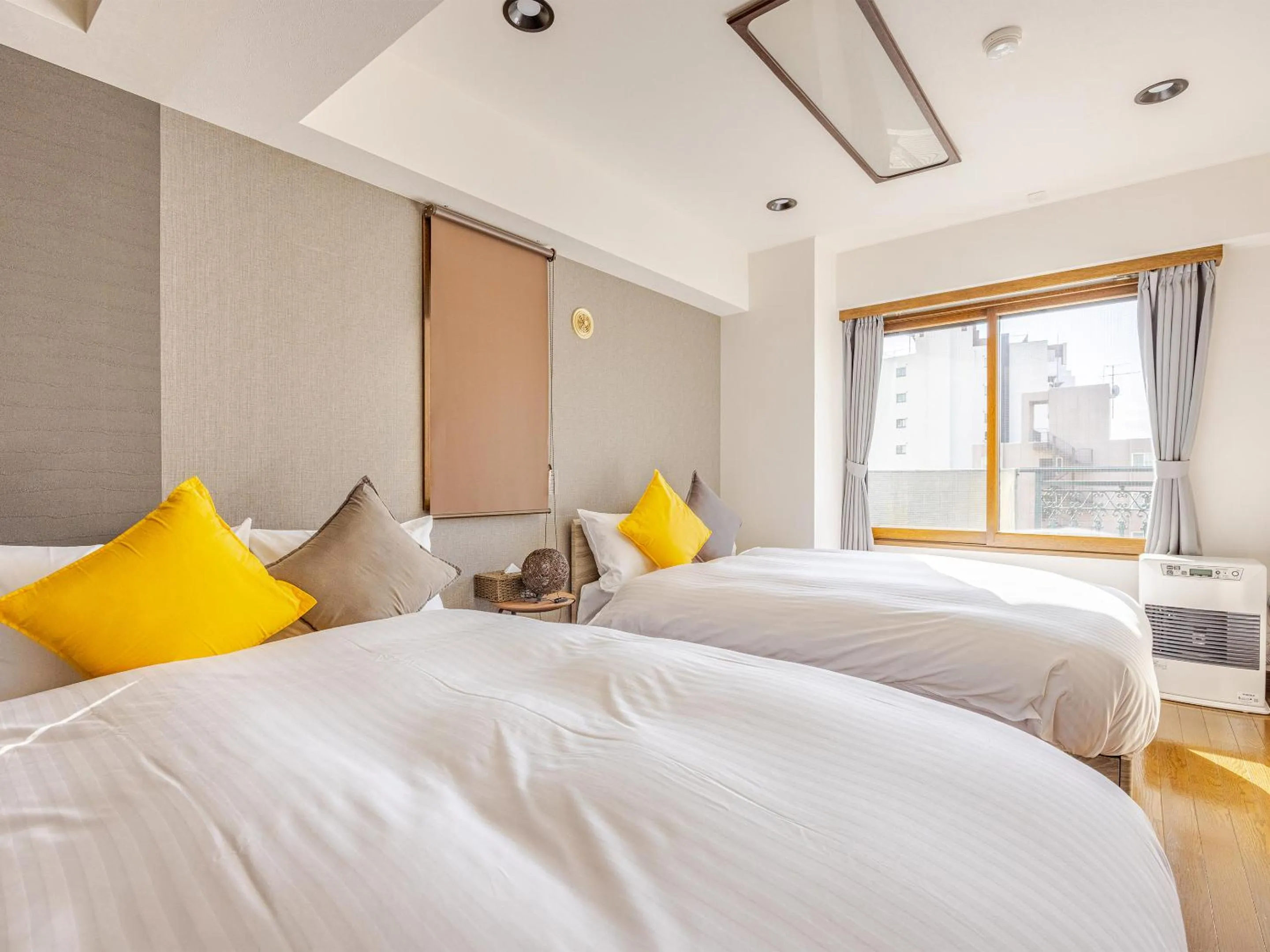 Bed in LIT’S INN Sapporo