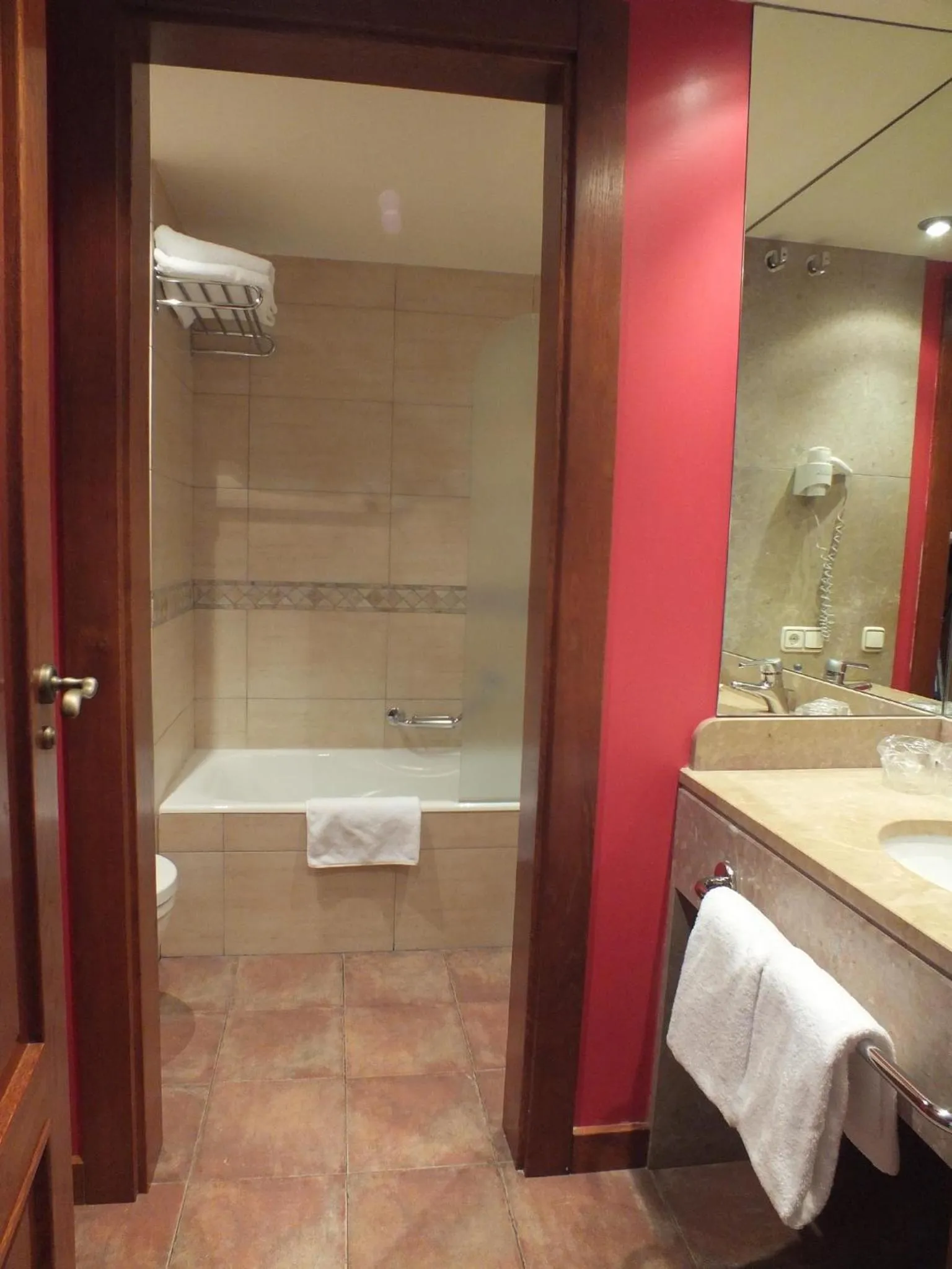 Bathroom in Hotel Pamplona Villava