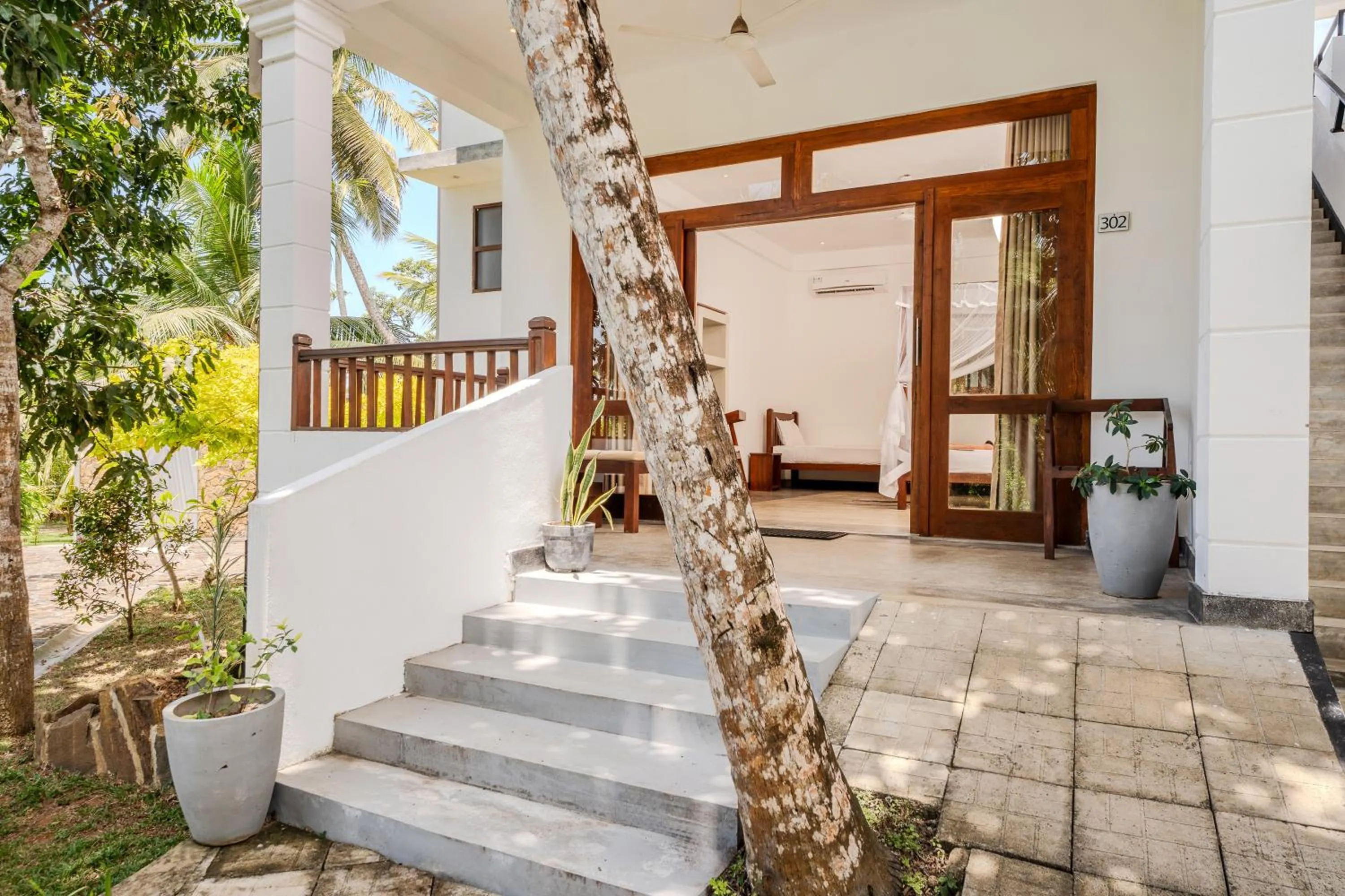 Balcony/Terrace in Serenity Boutique - Unawatuna