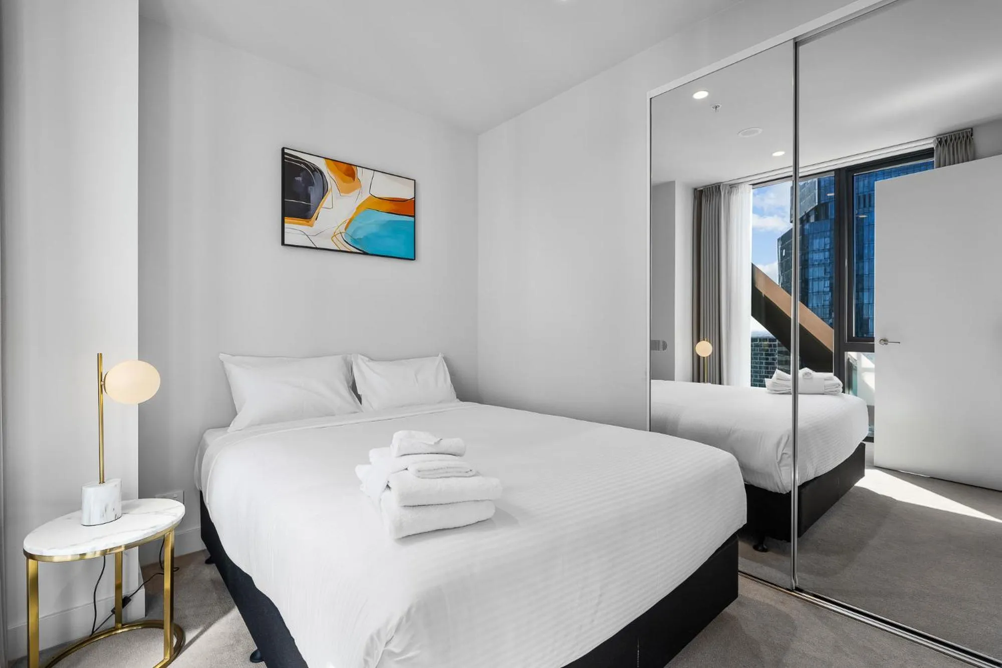 Bed in Paragon Apartments by CLLIX