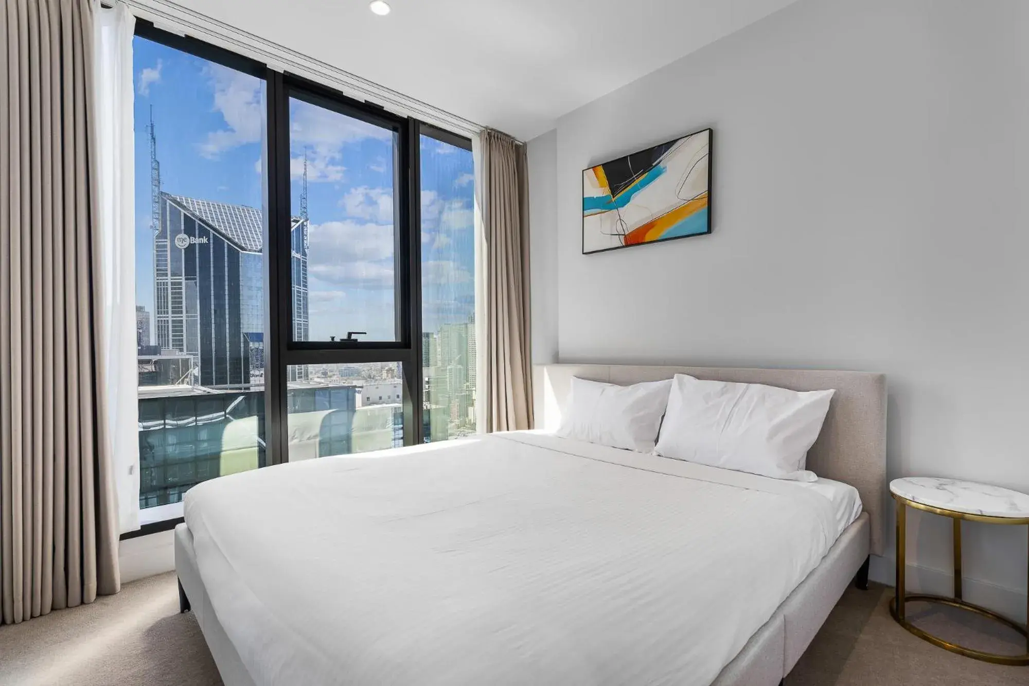 Bed in Paragon Apartments by CLLIX Bed in Paragon Apartments by CLLIX