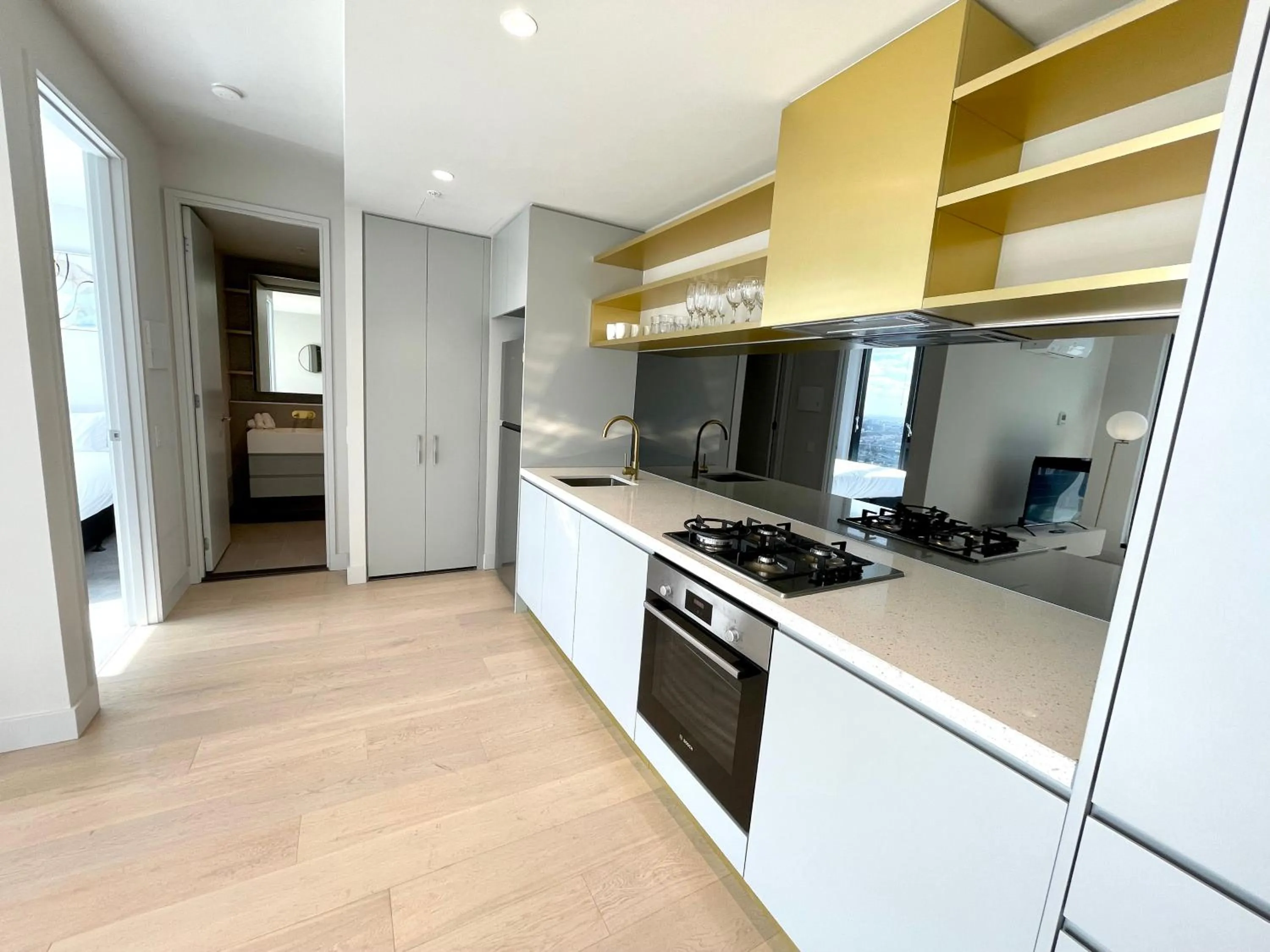 Kitchen or kitchenette in Paragon Apartments by CLLIX