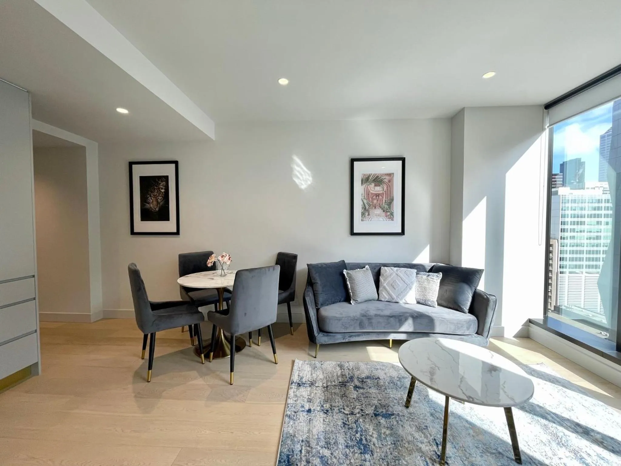 Living room in Paragon Apartments by CLLIX