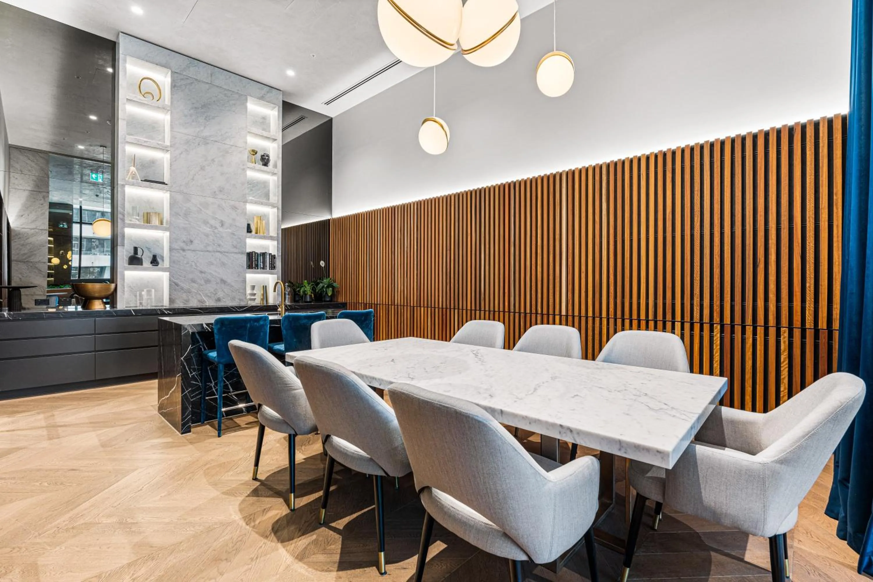 Communal lounge/ TV room in Paragon Apartments by CLLIX