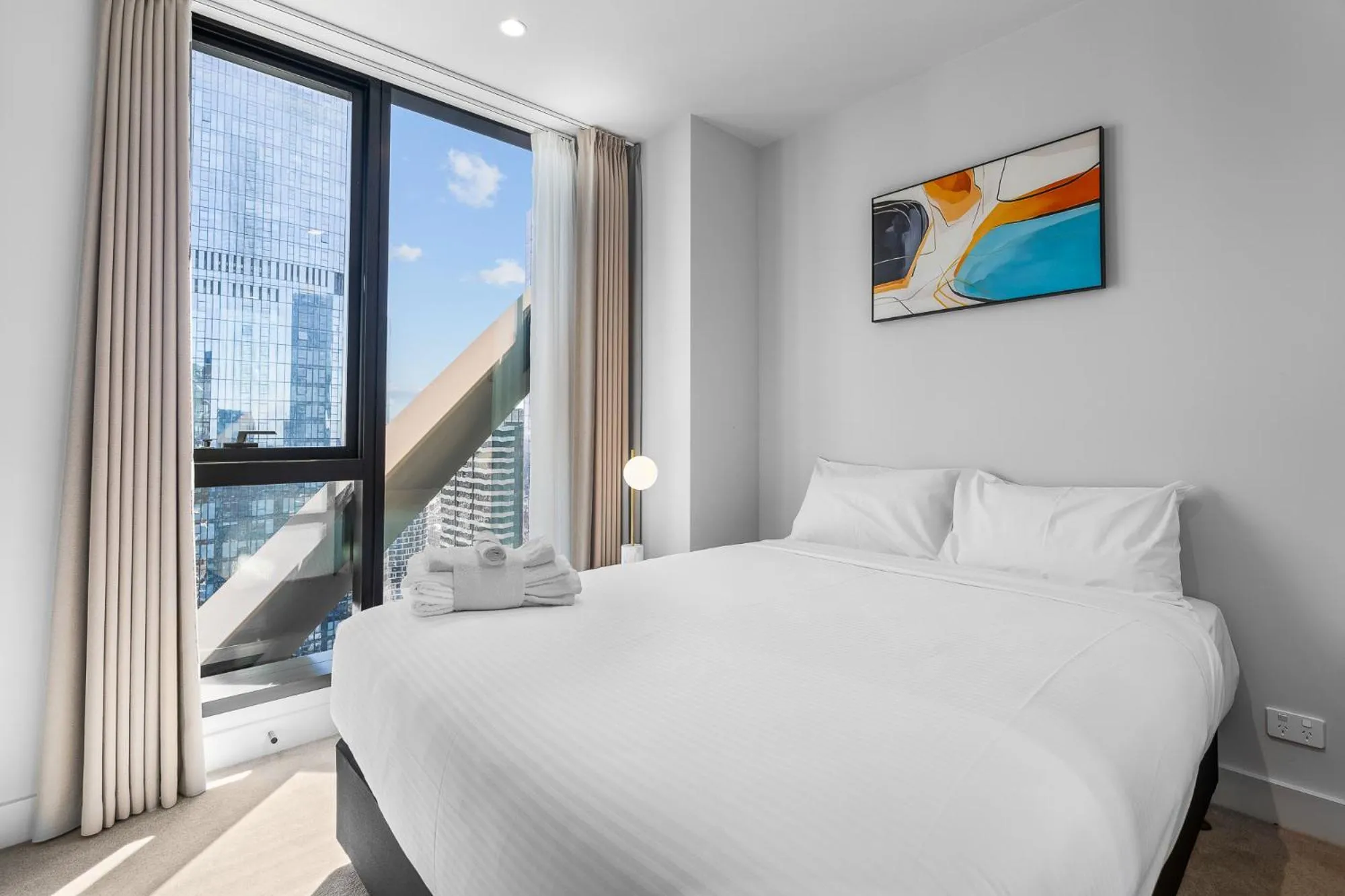 Bed in Paragon Apartments by CLLIX