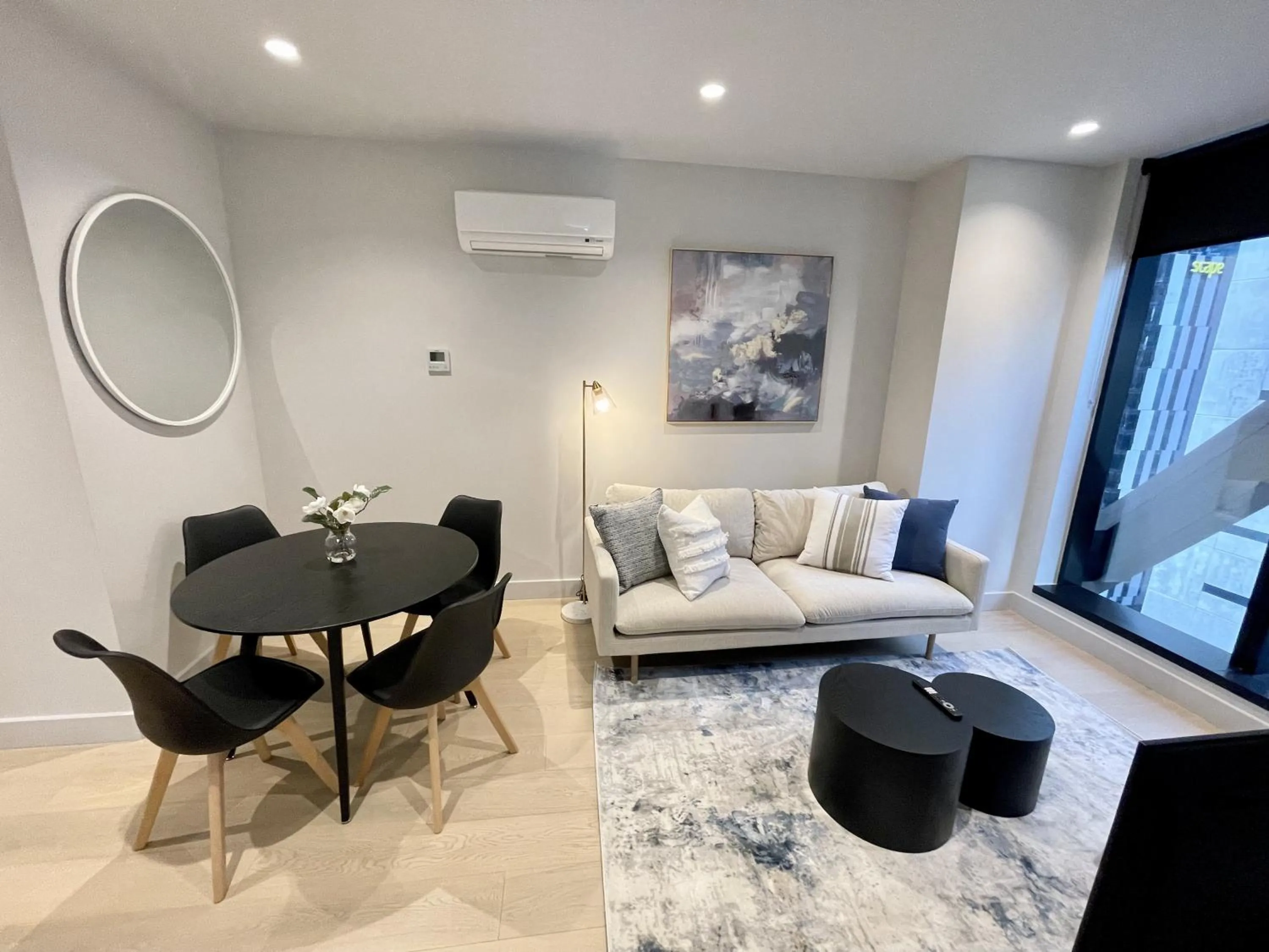 Living room in Paragon Apartments by CLLIX