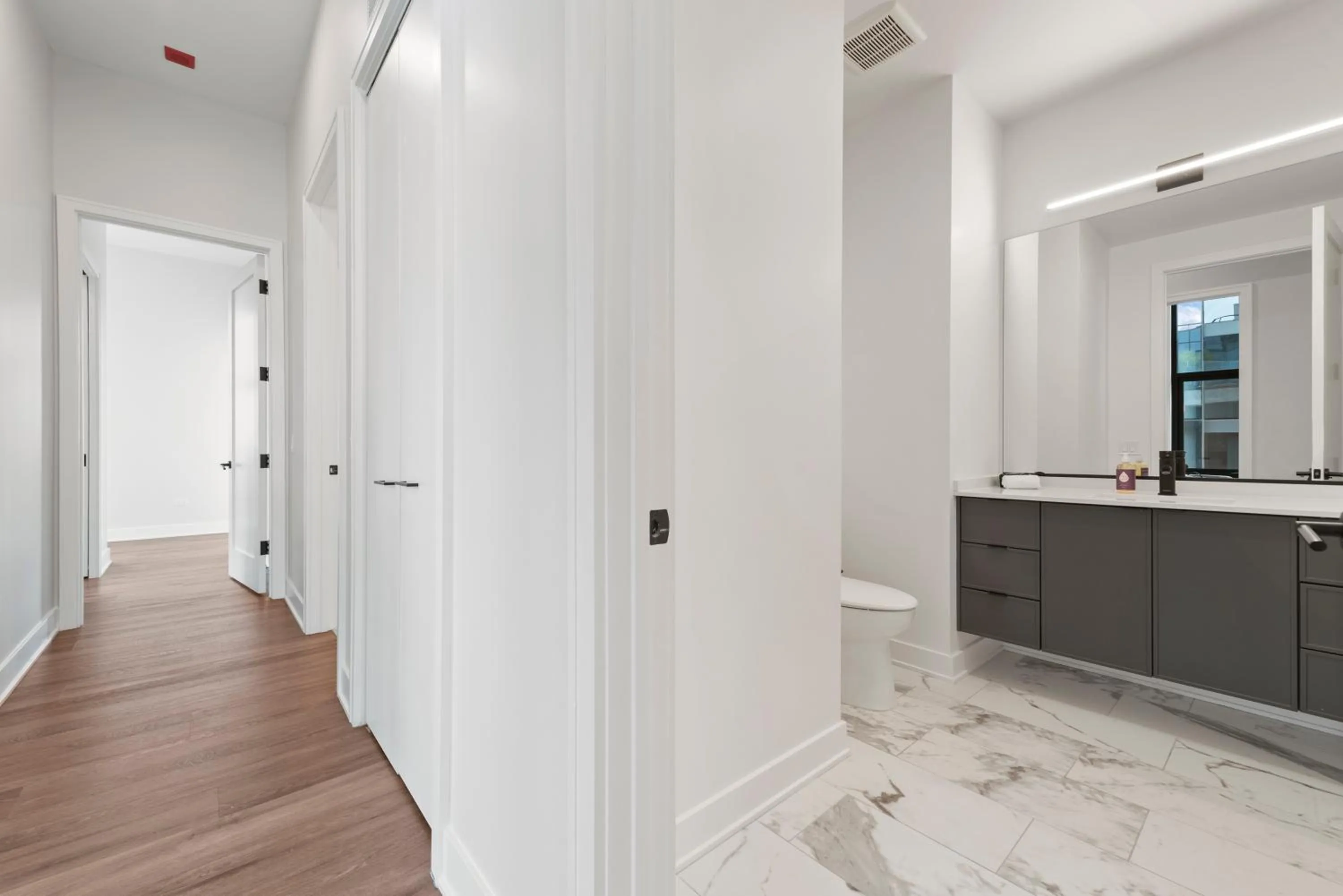 Bathroom in Avra Stylish Apartments Prime West Loop Location Near Union Park