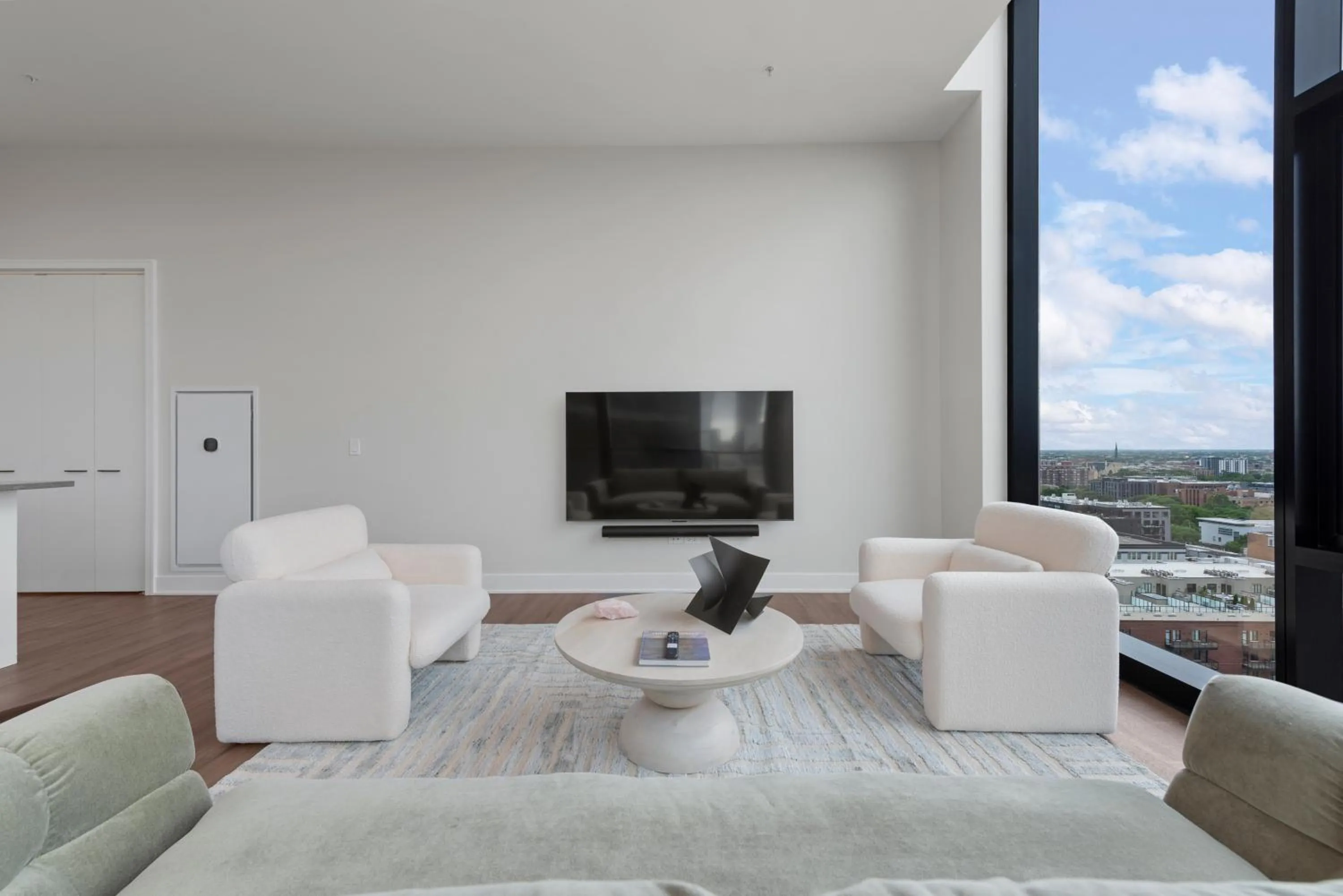 TV and multimedia in Avra Stylish Apartments Prime West Loop Location Near Union Park
