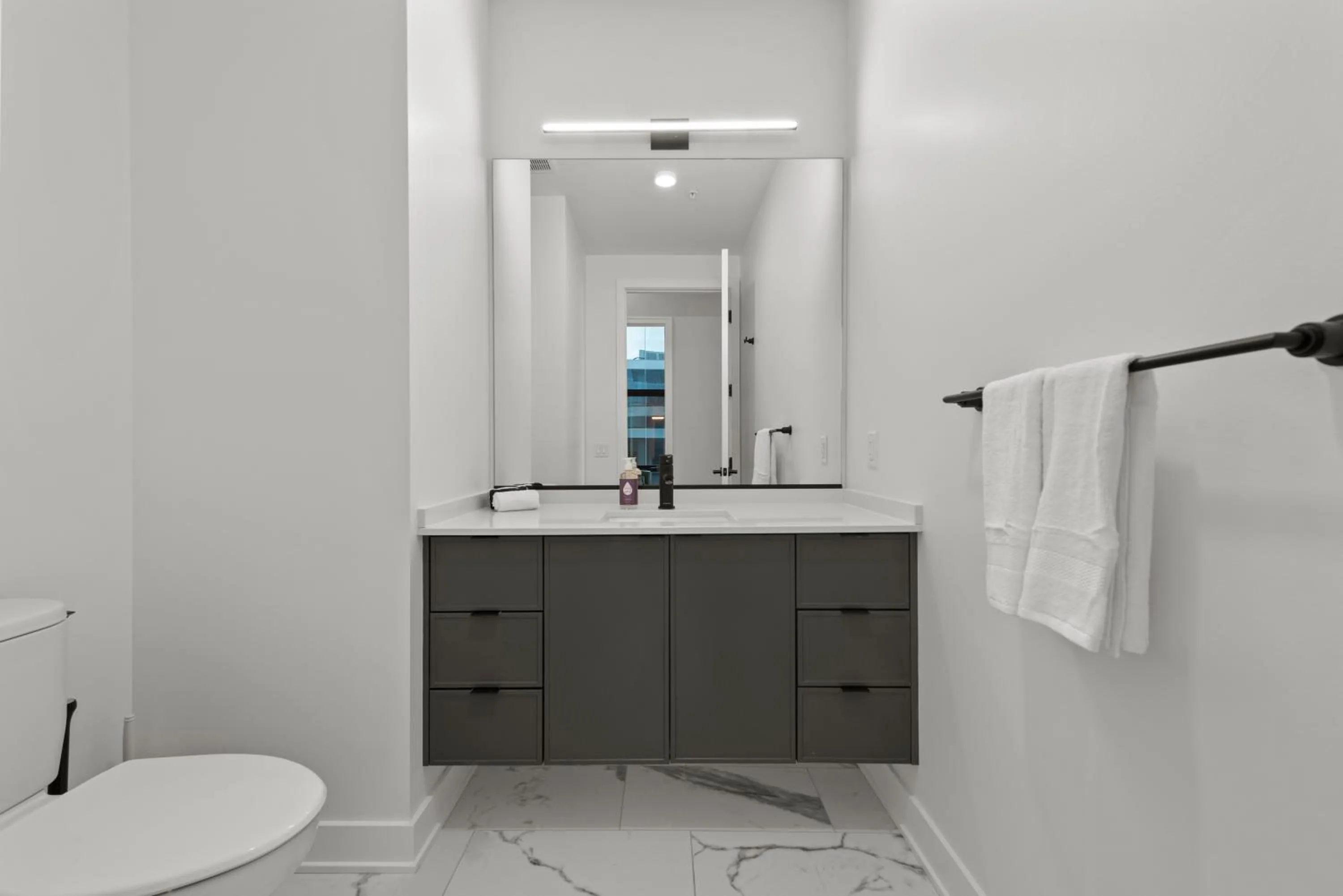 Bathroom in Avra Stylish Apartments Prime West Loop Location Near Union Park