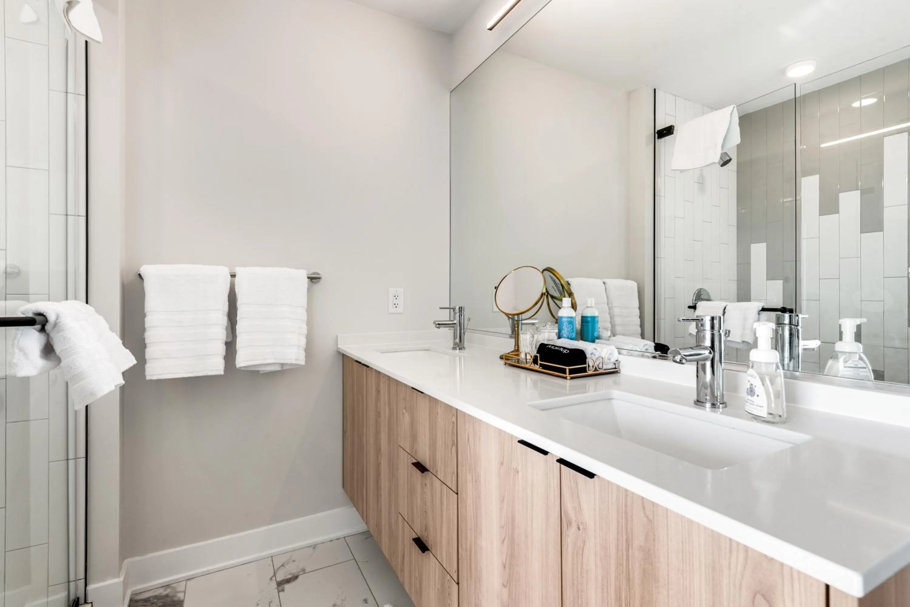 Bathroom in Avra Stylish Apartments Prime West Loop Location Near Union Park