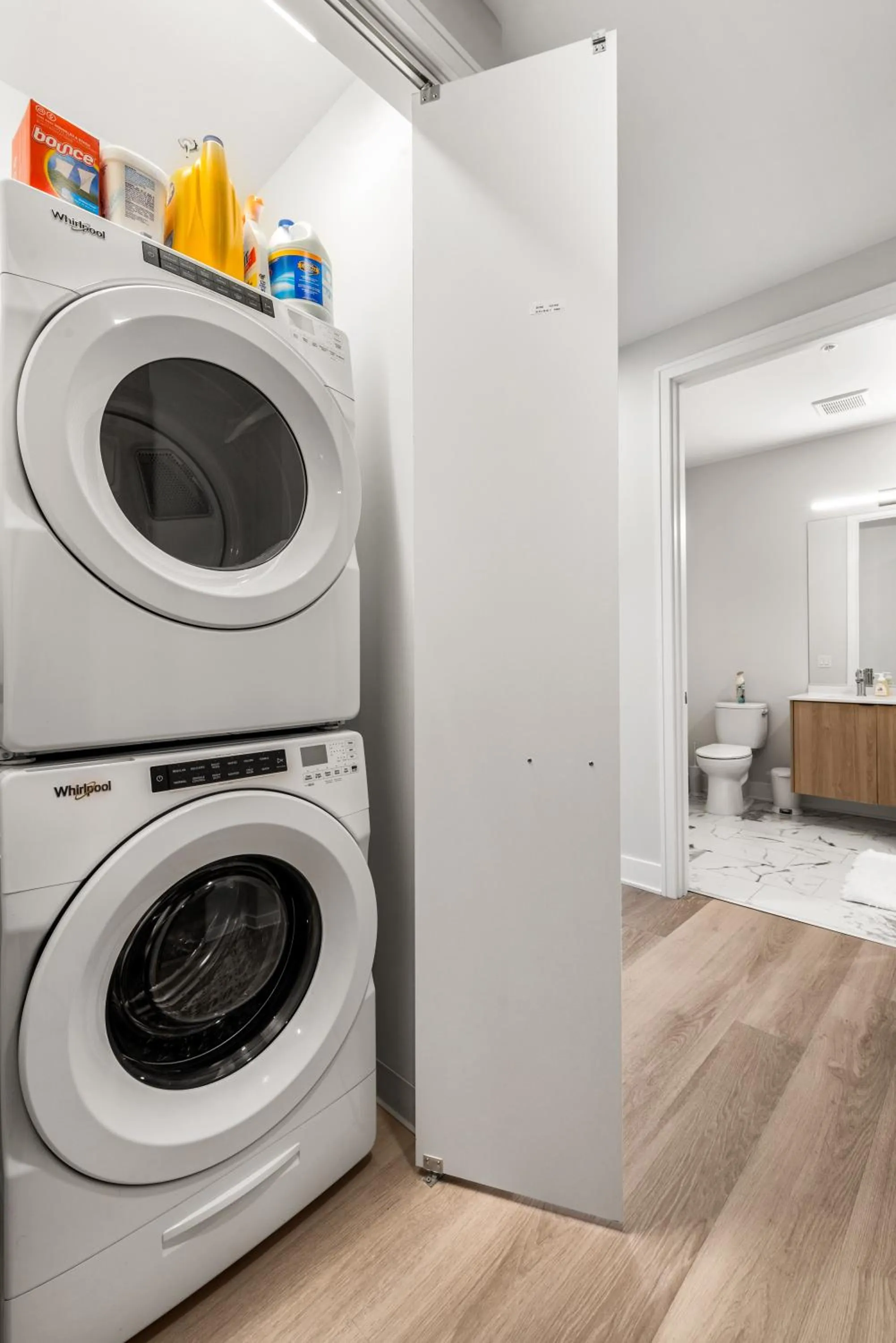 washing machine in Avra Stylish Apartments Prime West Loop Location Near Union Park