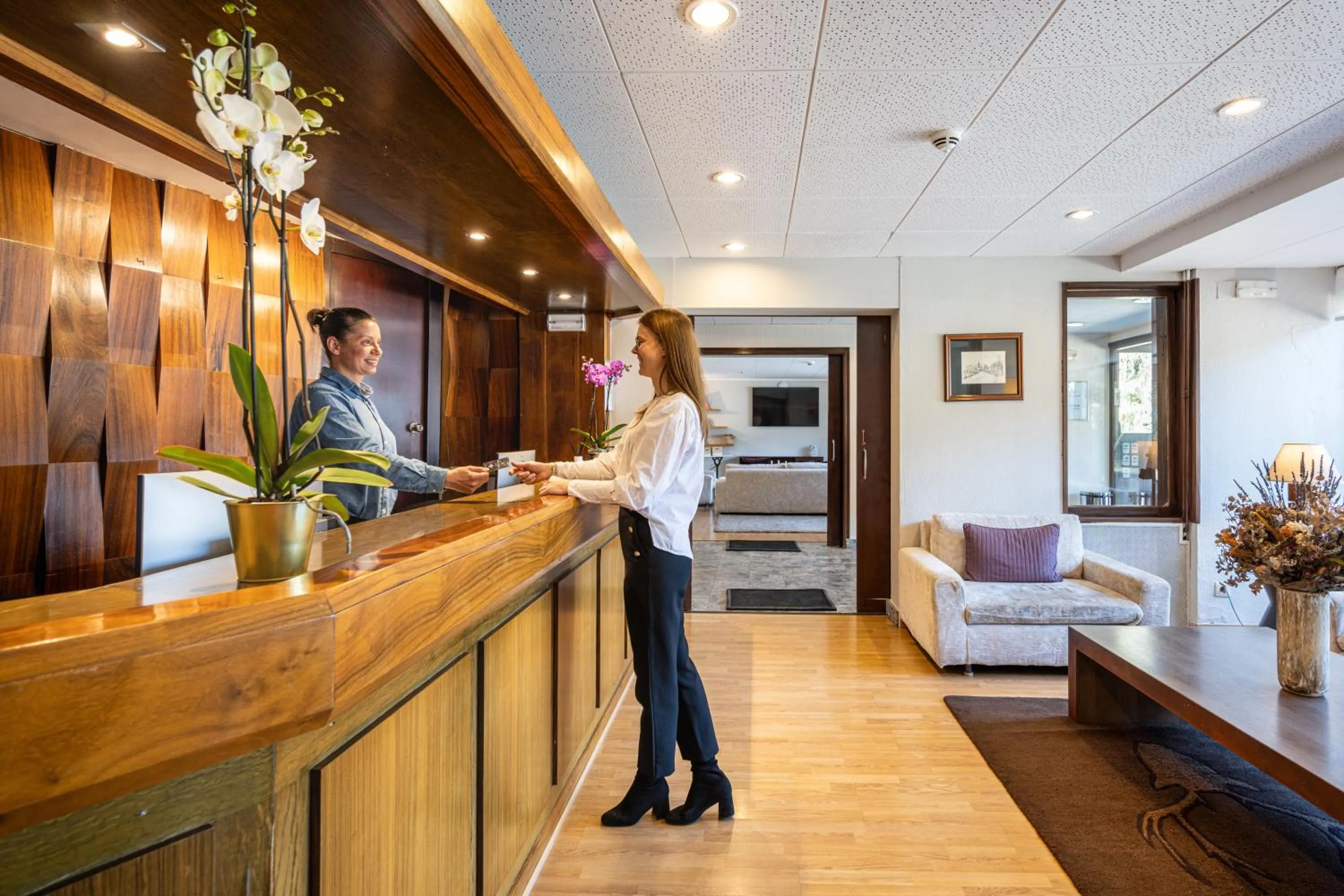 Lobby or reception in Hotel Blu Aran