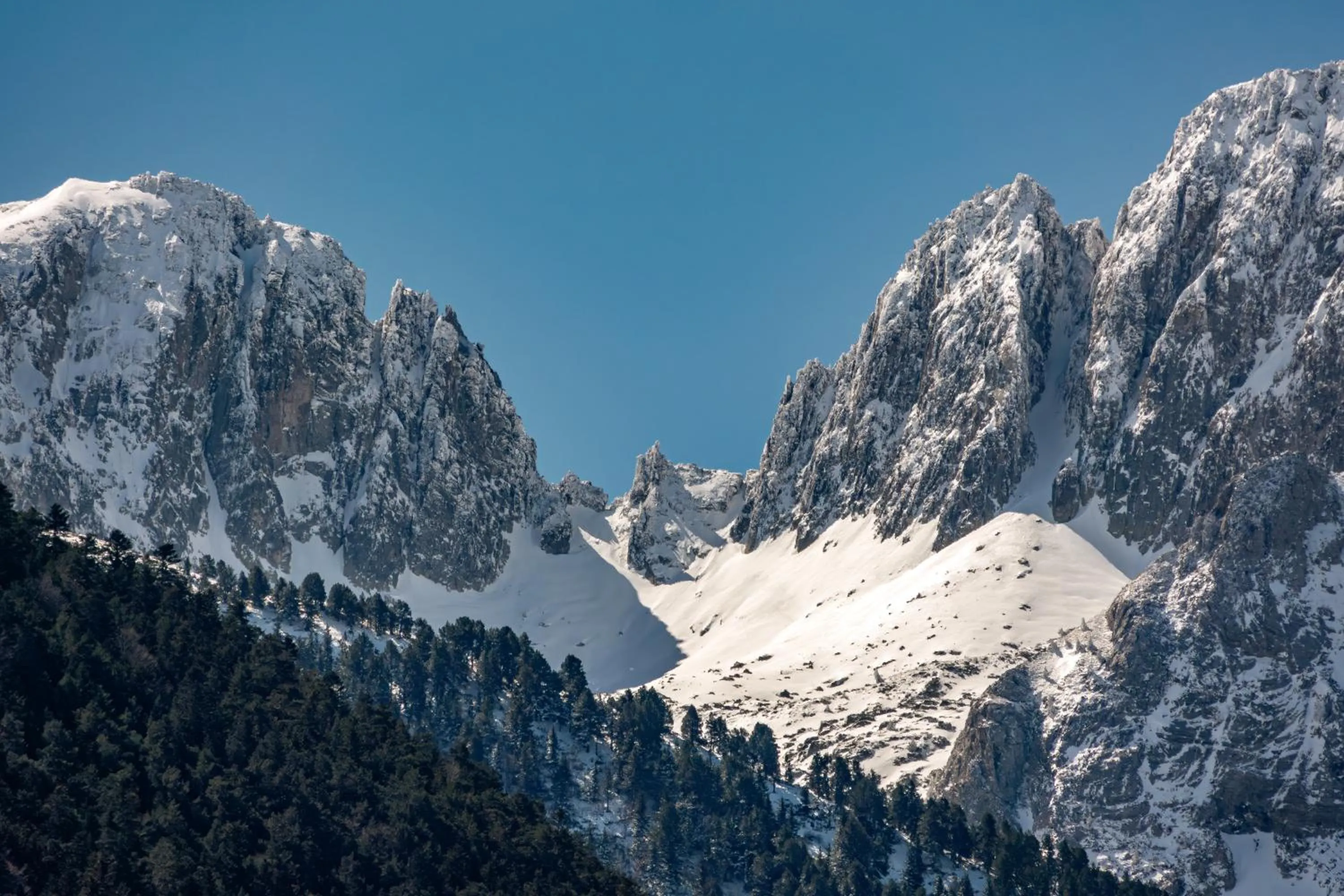 Mountain view in Hotel Blu Aran