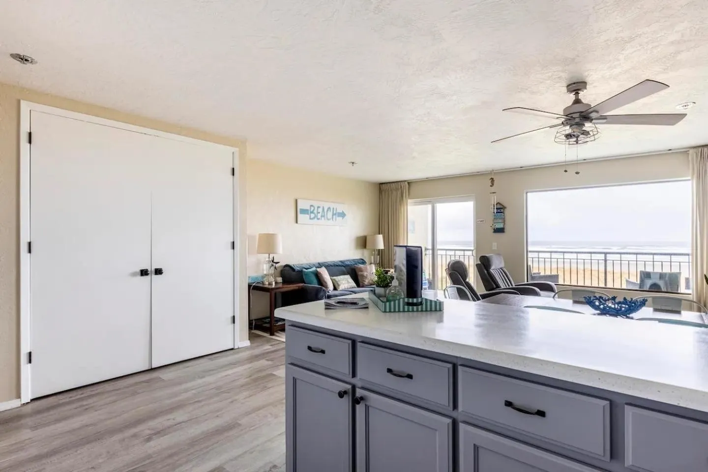 Kitchen or kitchenette in Sand Dollar Haven at Seaside Beach Club Unit 306