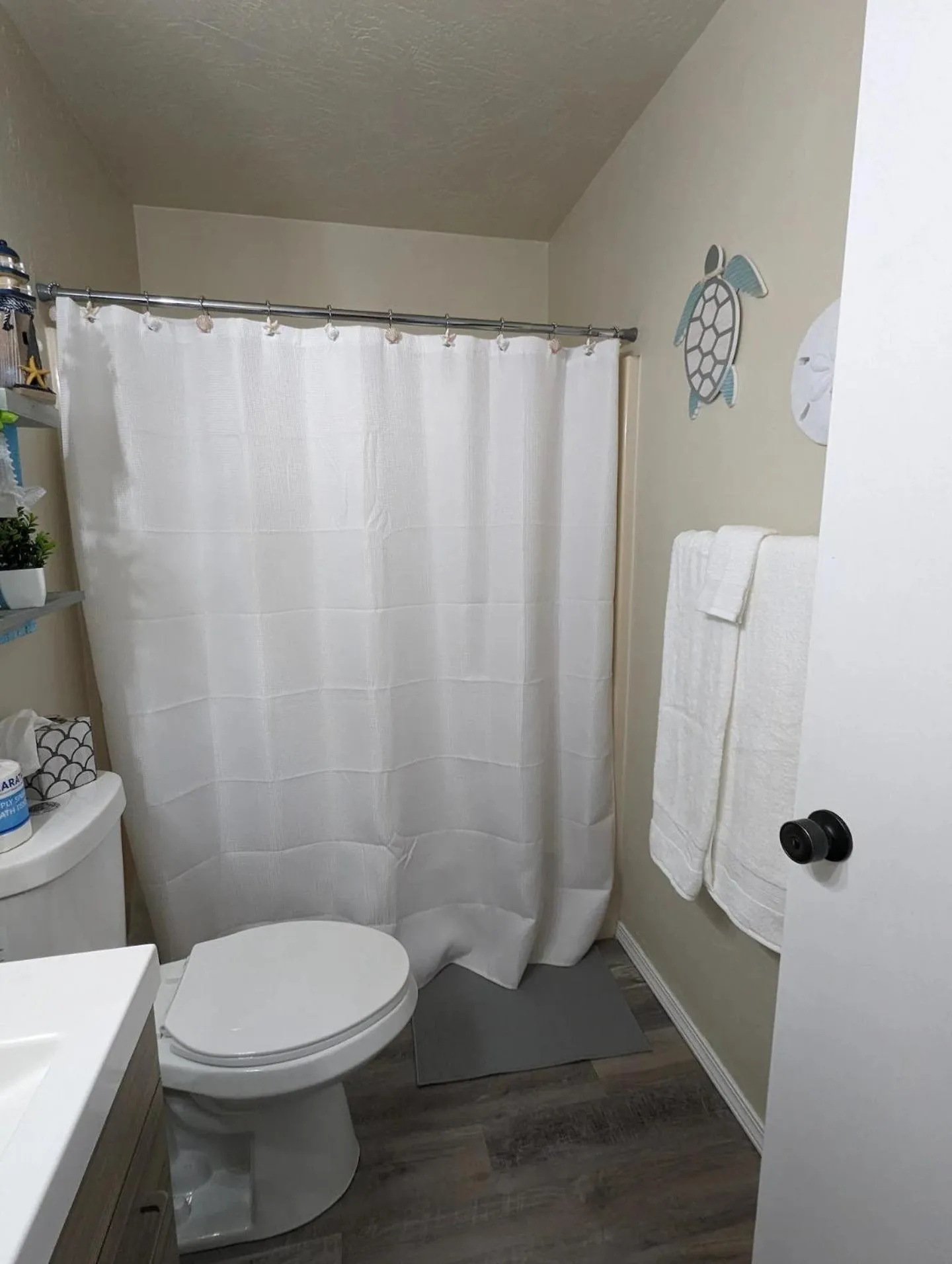 Shower in Sand Dollar Haven at Seaside Beach Club Unit 306