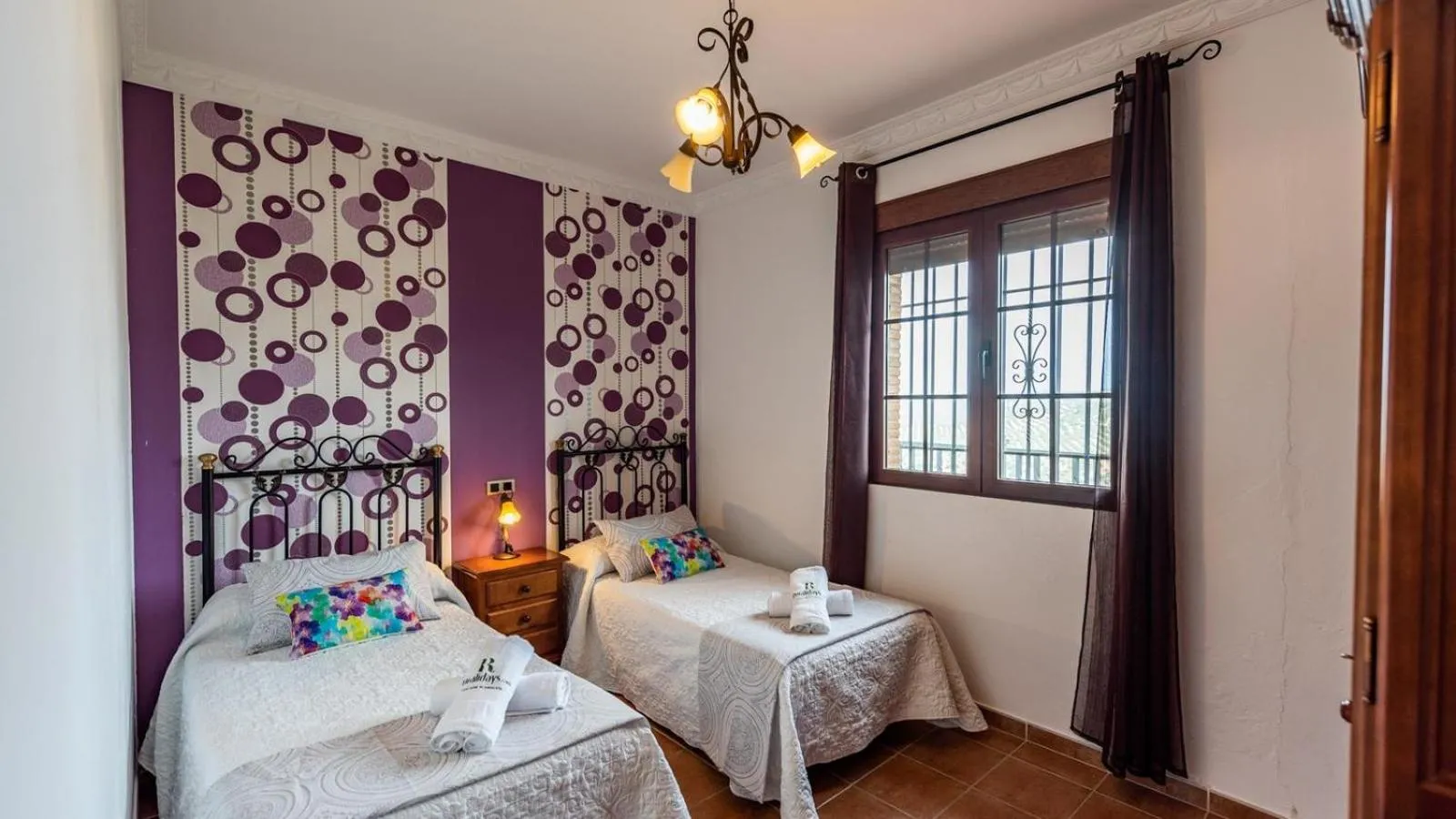 Bedroom, Bed in La Villa del Lago Iznájar by Ruralidays