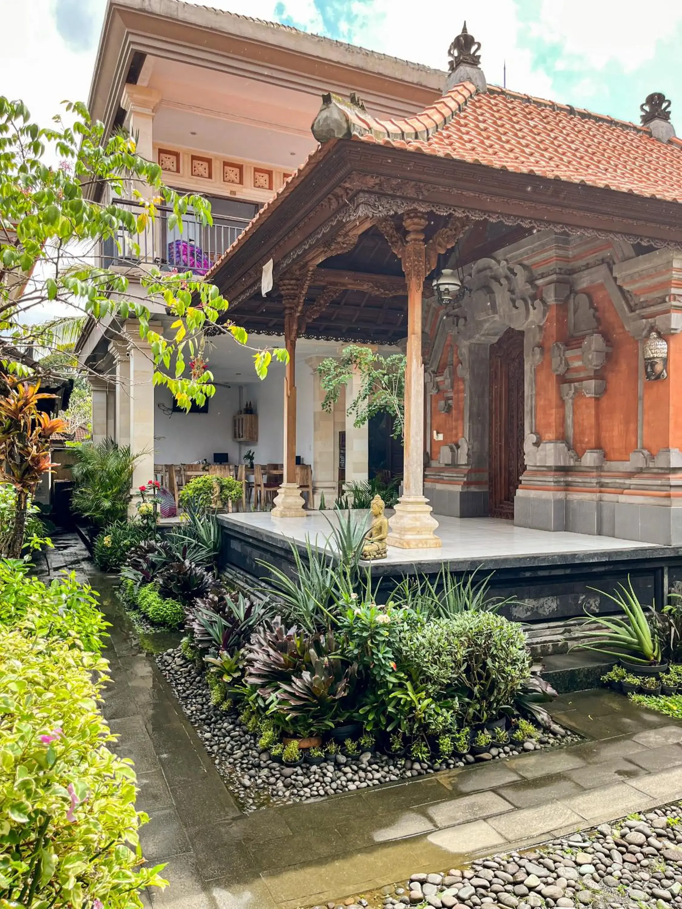 Property building in The Donno ubud Guest house Property building in The Donno ubud Guest house