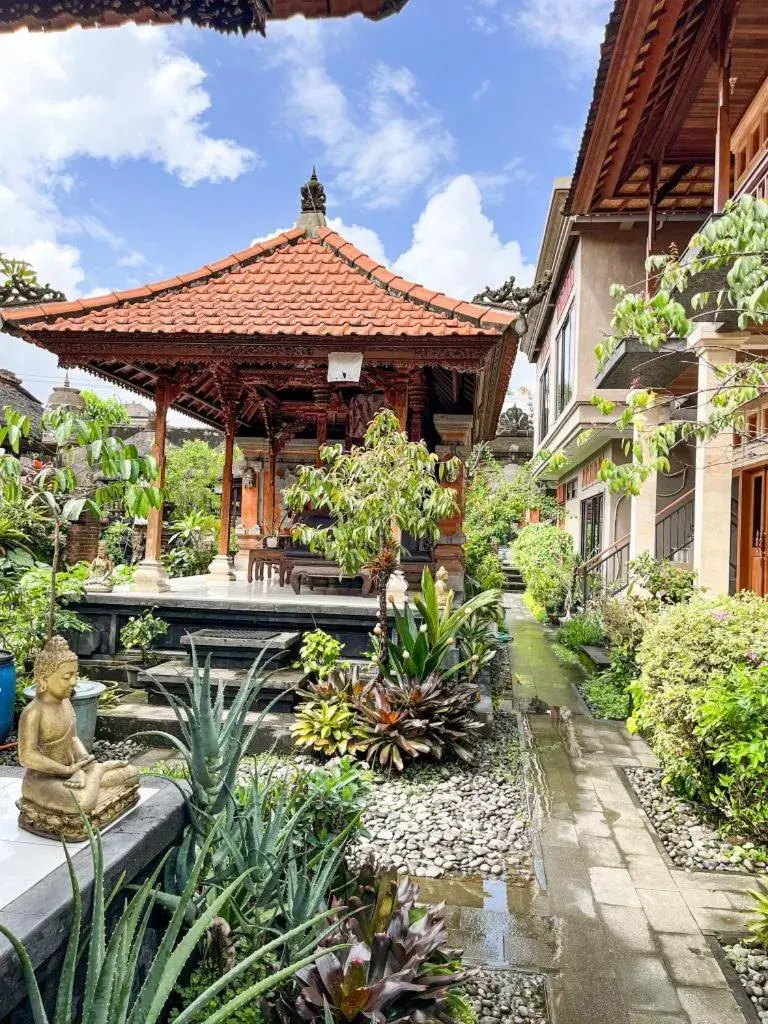 Garden view in The Donno ubud Guest house Garden view in The Donno ubud Guest house