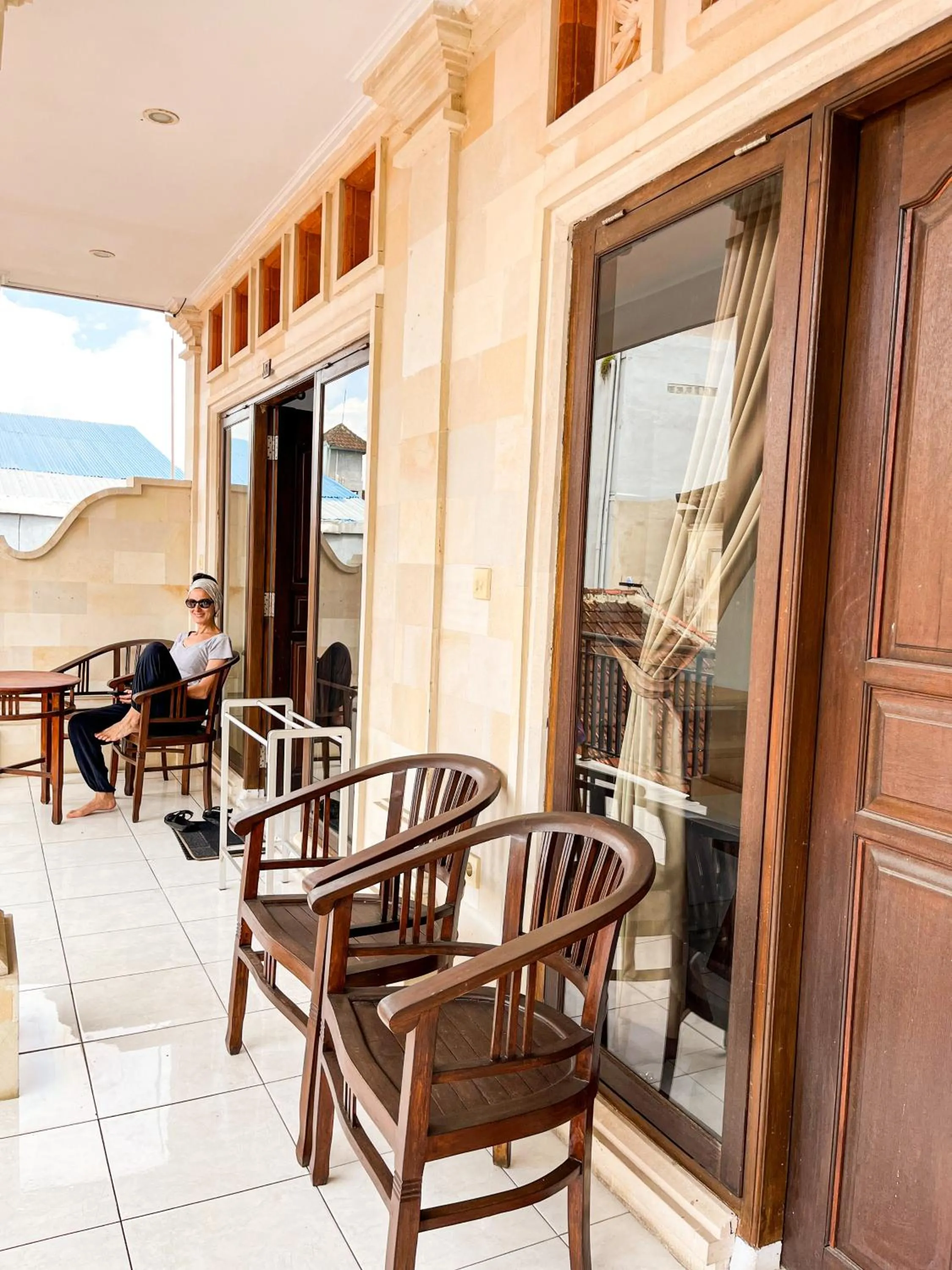 Seating area in The Donno ubud Guest house