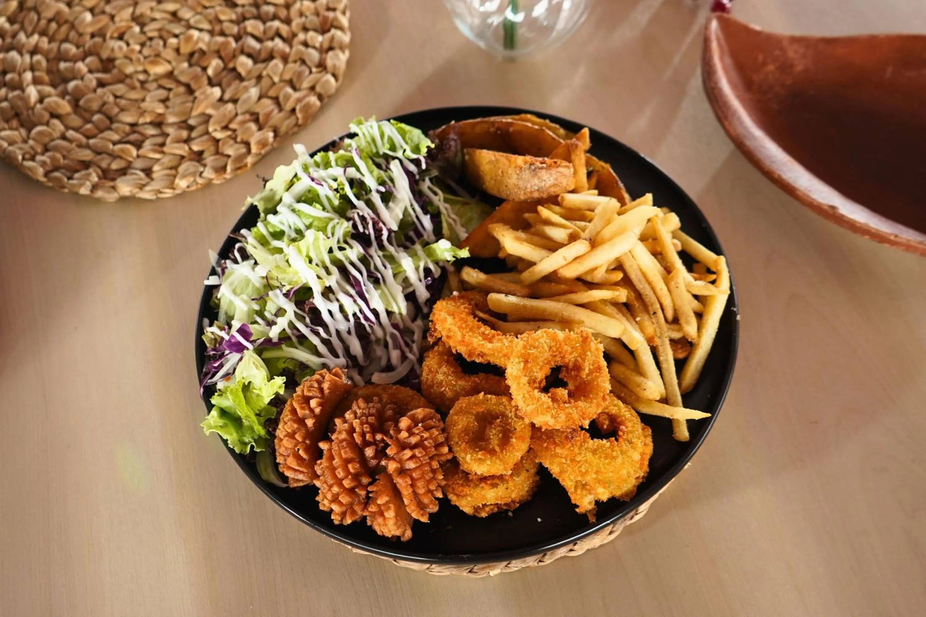 Food close-up in Front One Hotel Pasir Koja Bandung