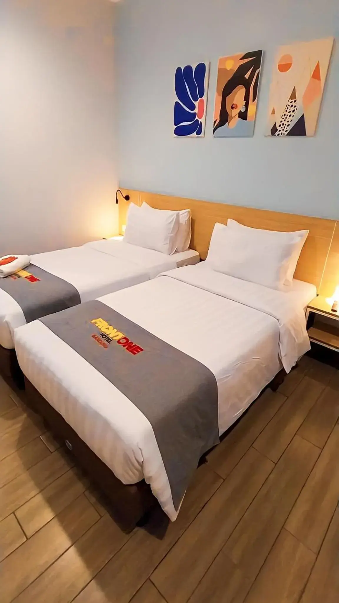 Bed in Front One Hotel Pasir Koja Bandung Bed in Front One Hotel Pasir Koja Bandung