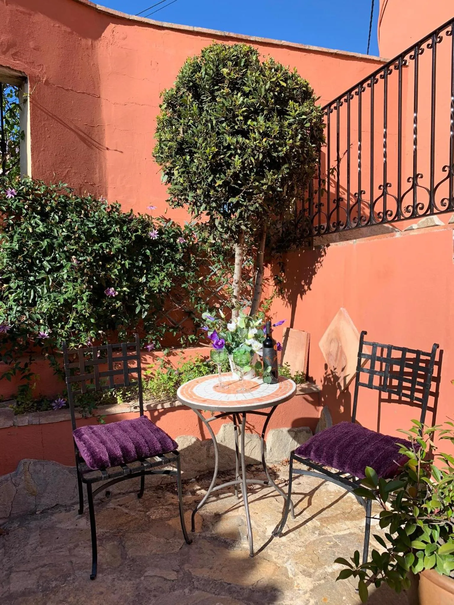 Patio in Hotel Rural Molino del Puente Ronda