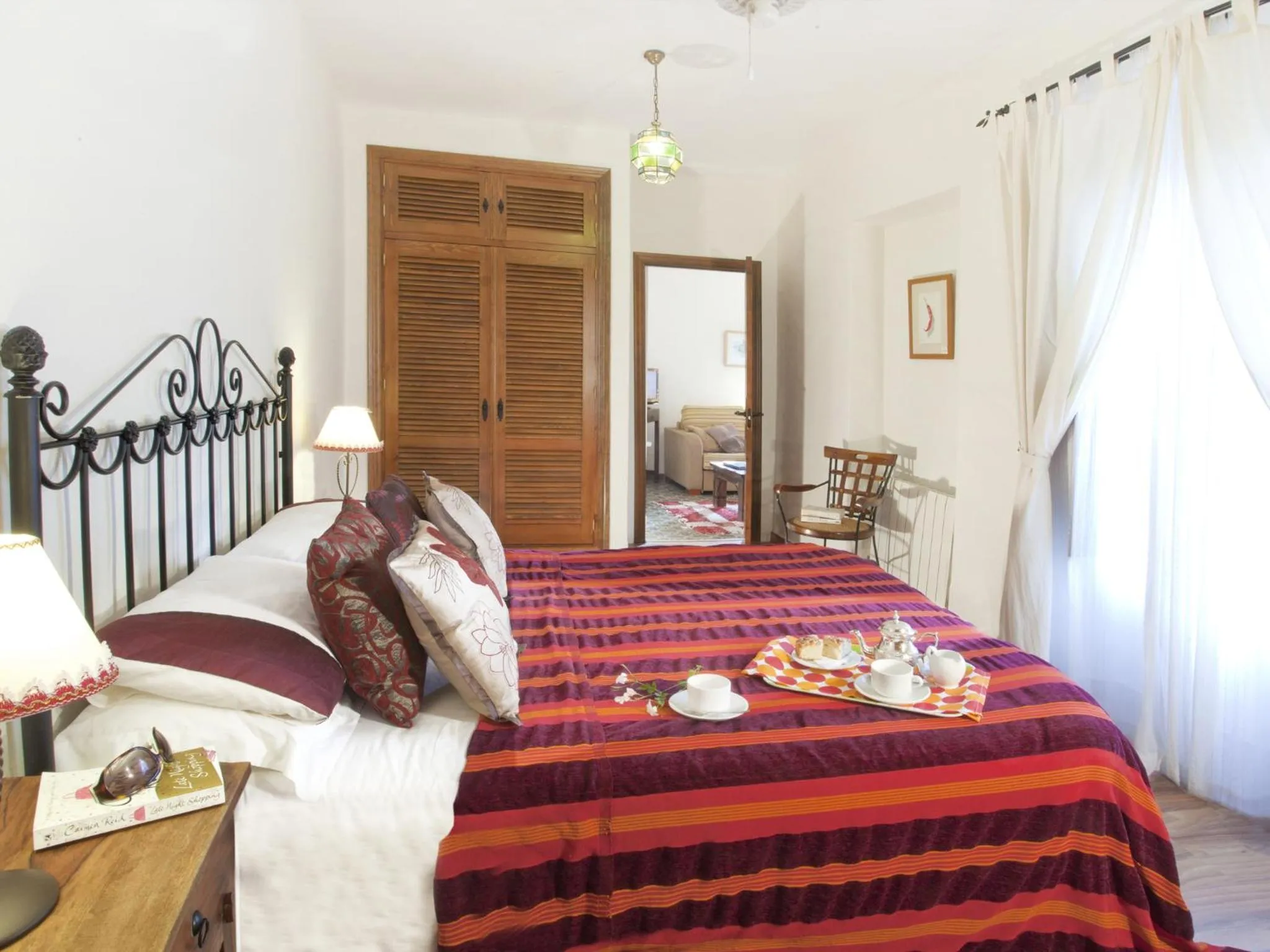 Bed in Hotel Rural Molino del Puente Ronda